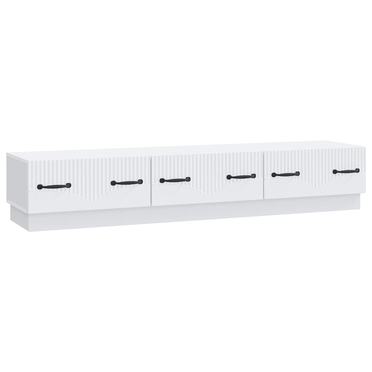 TV Cabinet with Drawer White 147 x 34.5 x 27 cm Engineered Wood