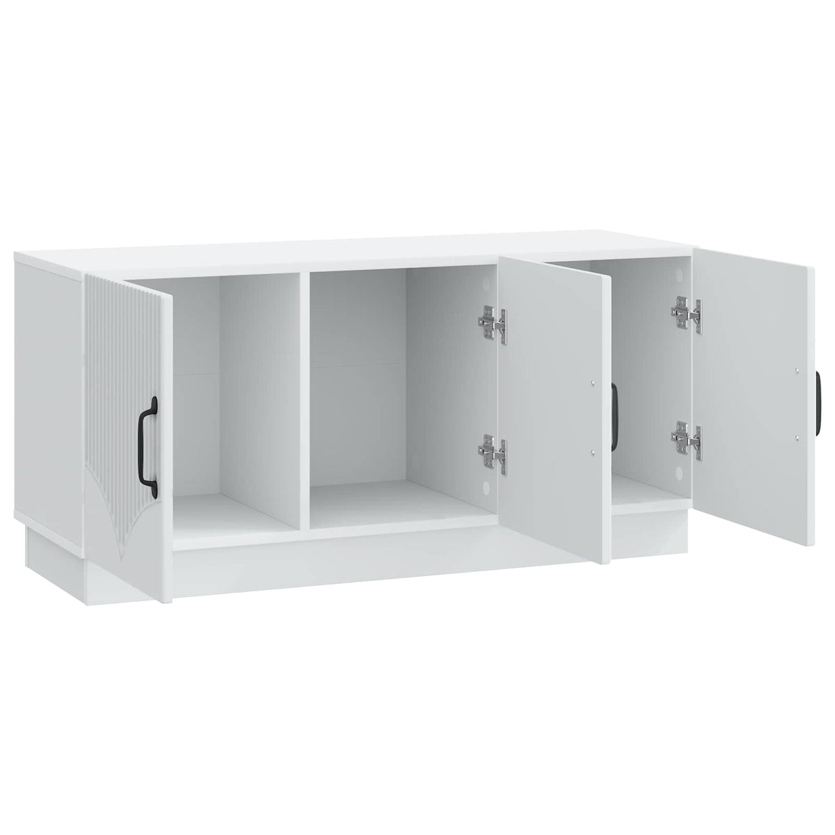 TV Cabinet White 99 x 34.5 x 47 cm Engineered Wood