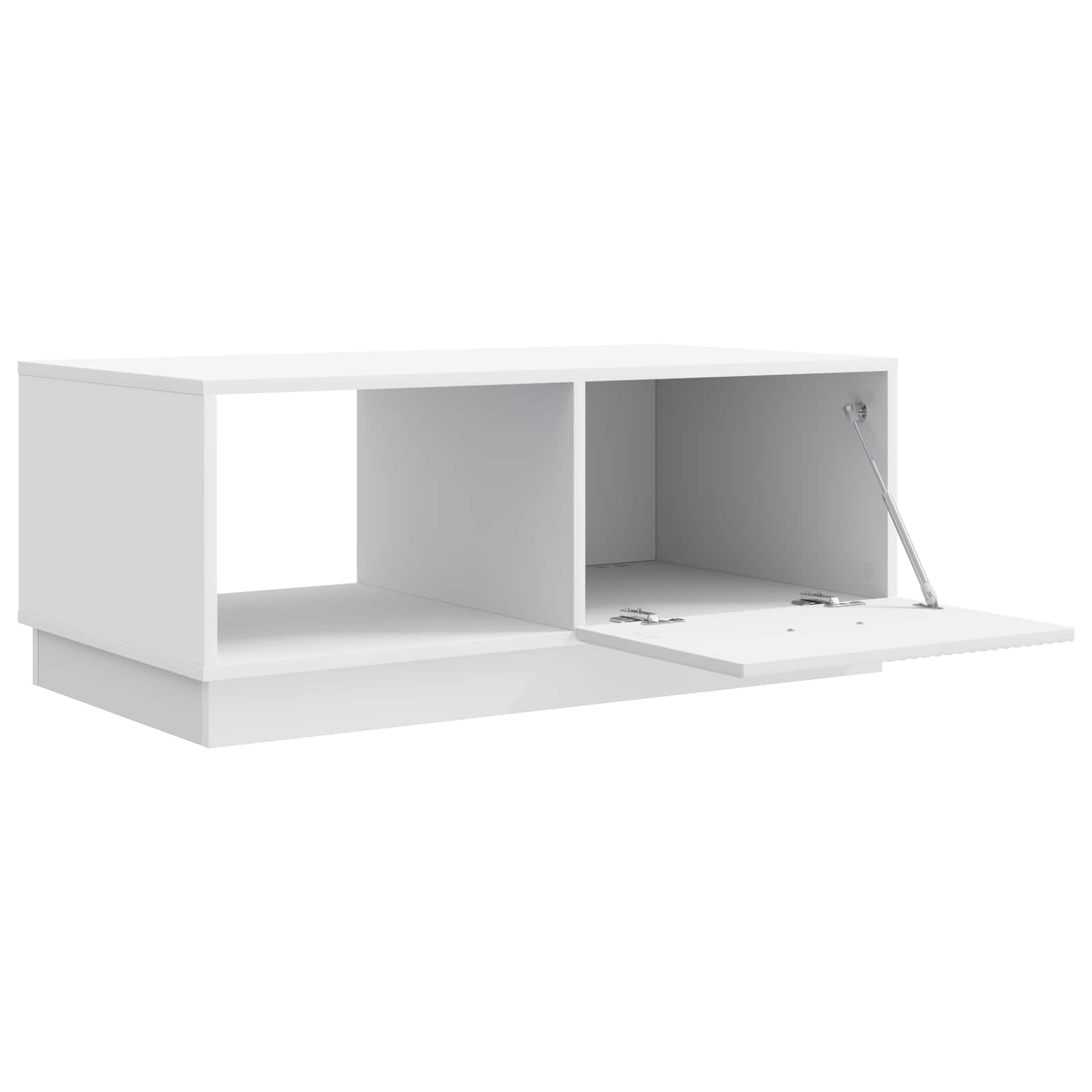 Coffee Table White 90 x 50 x 37 cm Engineered Wood