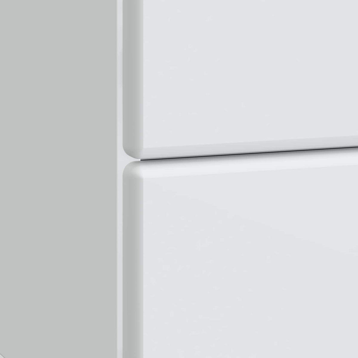Bedside Cabinet White 43 x 34.5 x 47.5 cm Engineered Wood