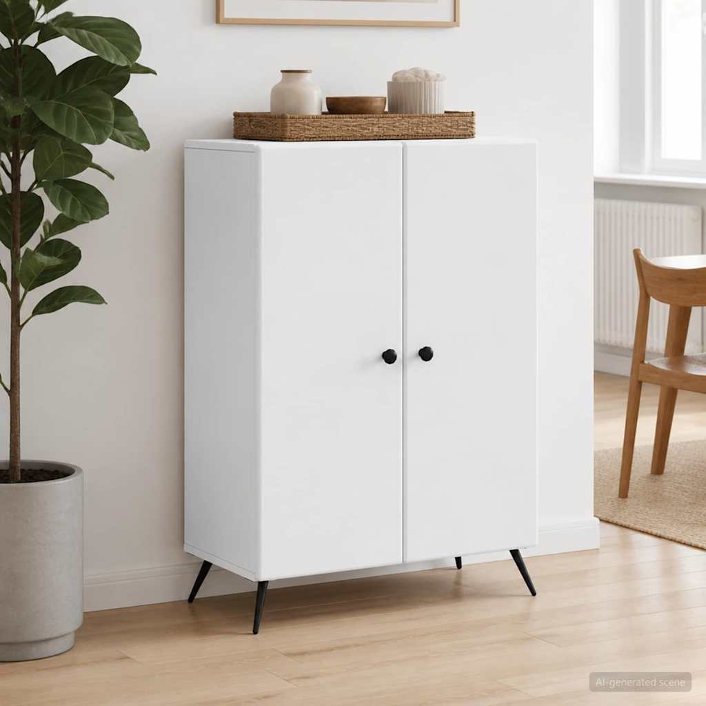 Sideboard White 66 x 34.5 x 90 cm Engineered Wood
