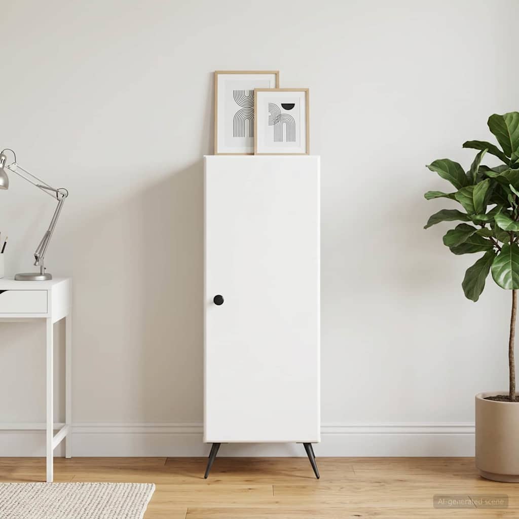 Sideboard White 33 x 34.5 x 90 cm Engineered Wood