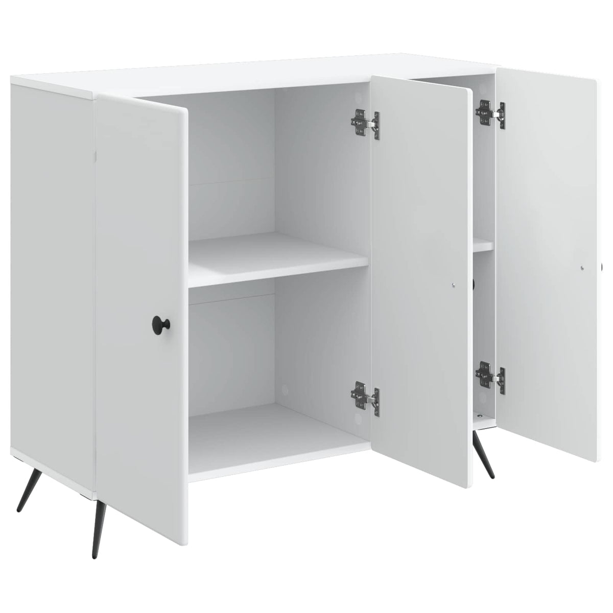 Sideboard White 89 x 34.5 x 80 cm Engineered Wood
