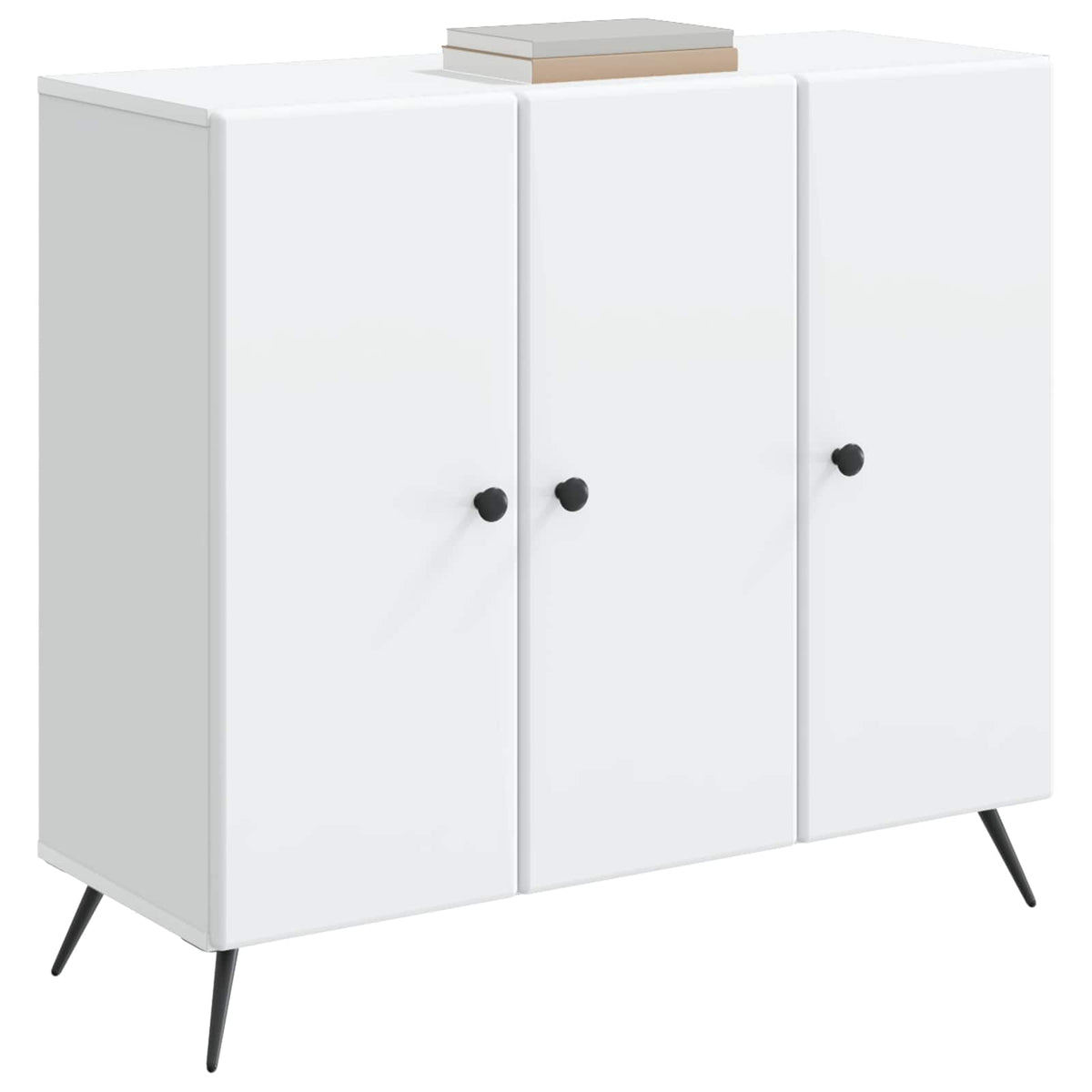Sideboard White 89 x 34.5 x 80 cm Engineered Wood