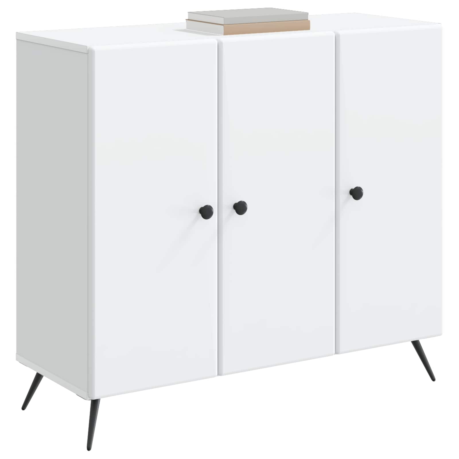 Sideboard White 89 x 34.5 x 80 cm Engineered Wood