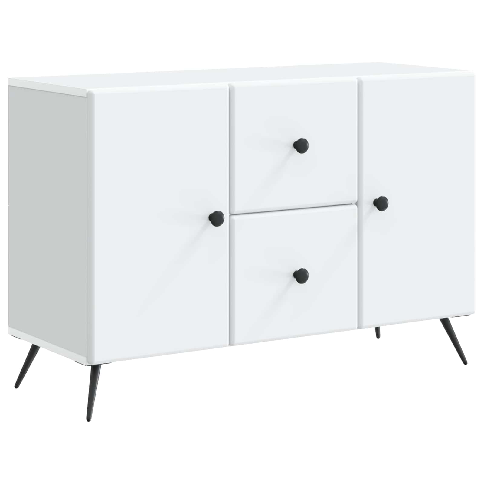 Sideboard with Drawer White 89 x 34.5 x 60 cm Engineered Wood