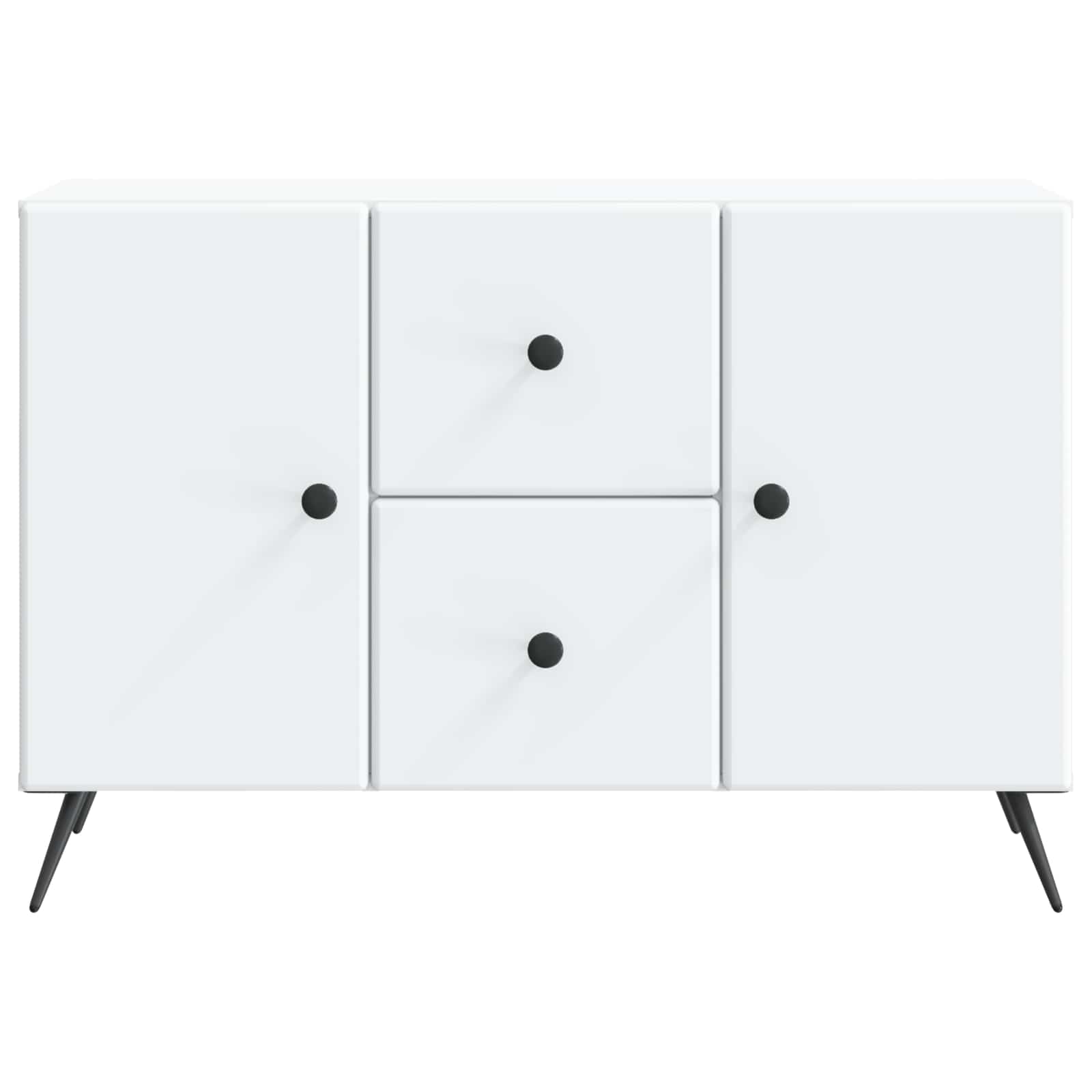 Sideboard with Drawer White 89 x 34.5 x 60 cm Engineered Wood