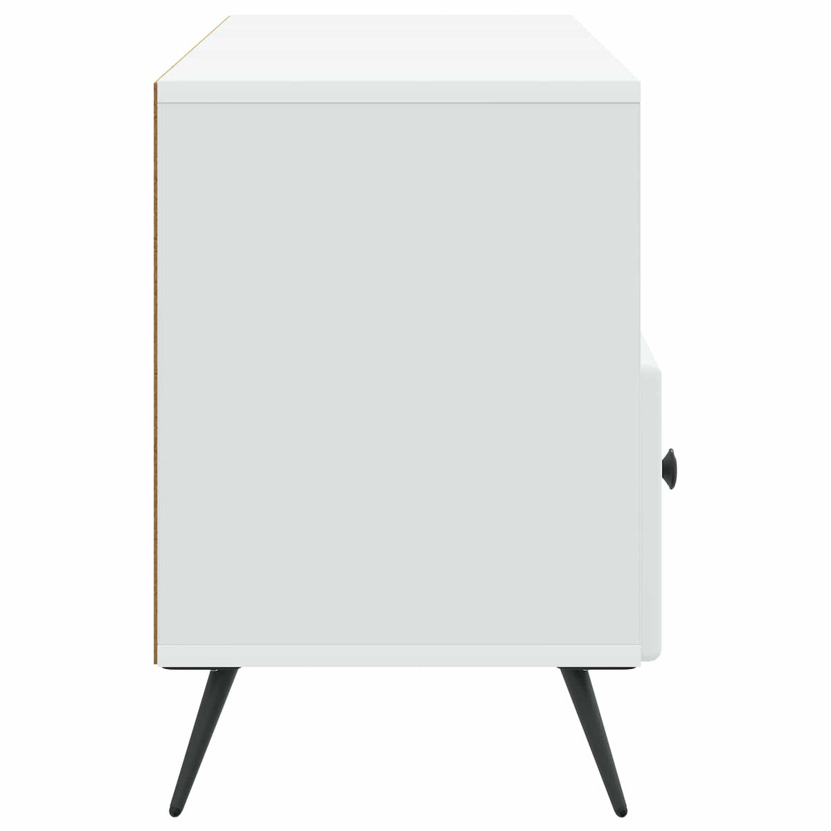 TV Cabinet with Drawer White 102 x 34.5 x 50 cm Engineered Wood
