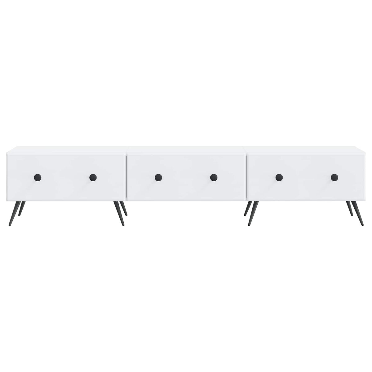 TV Cabinet with Drawer White 147 x 34.5 x 30 cm Engineered Wood