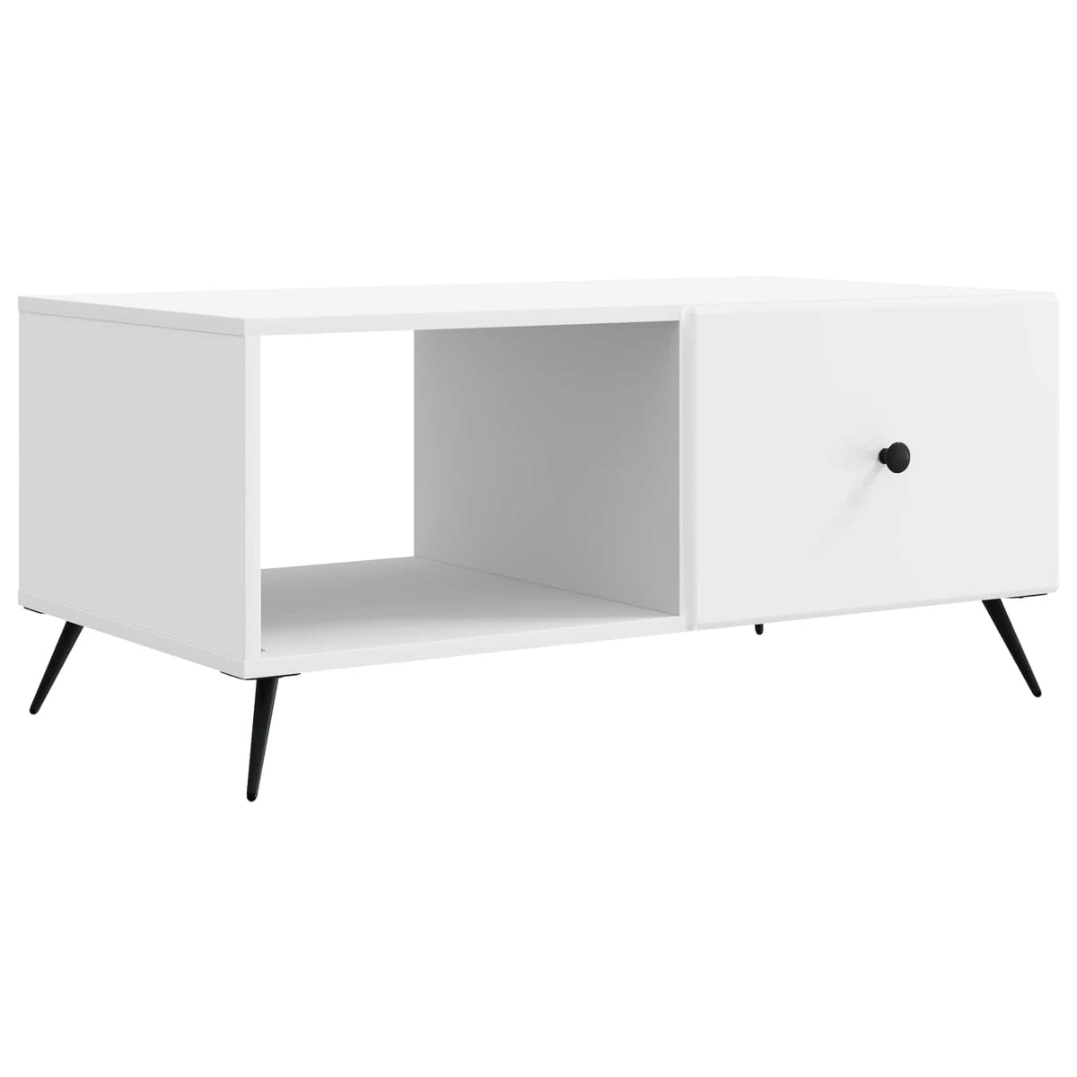 Coffee Table White 90 x 50 x 40 cm Engineered Wood