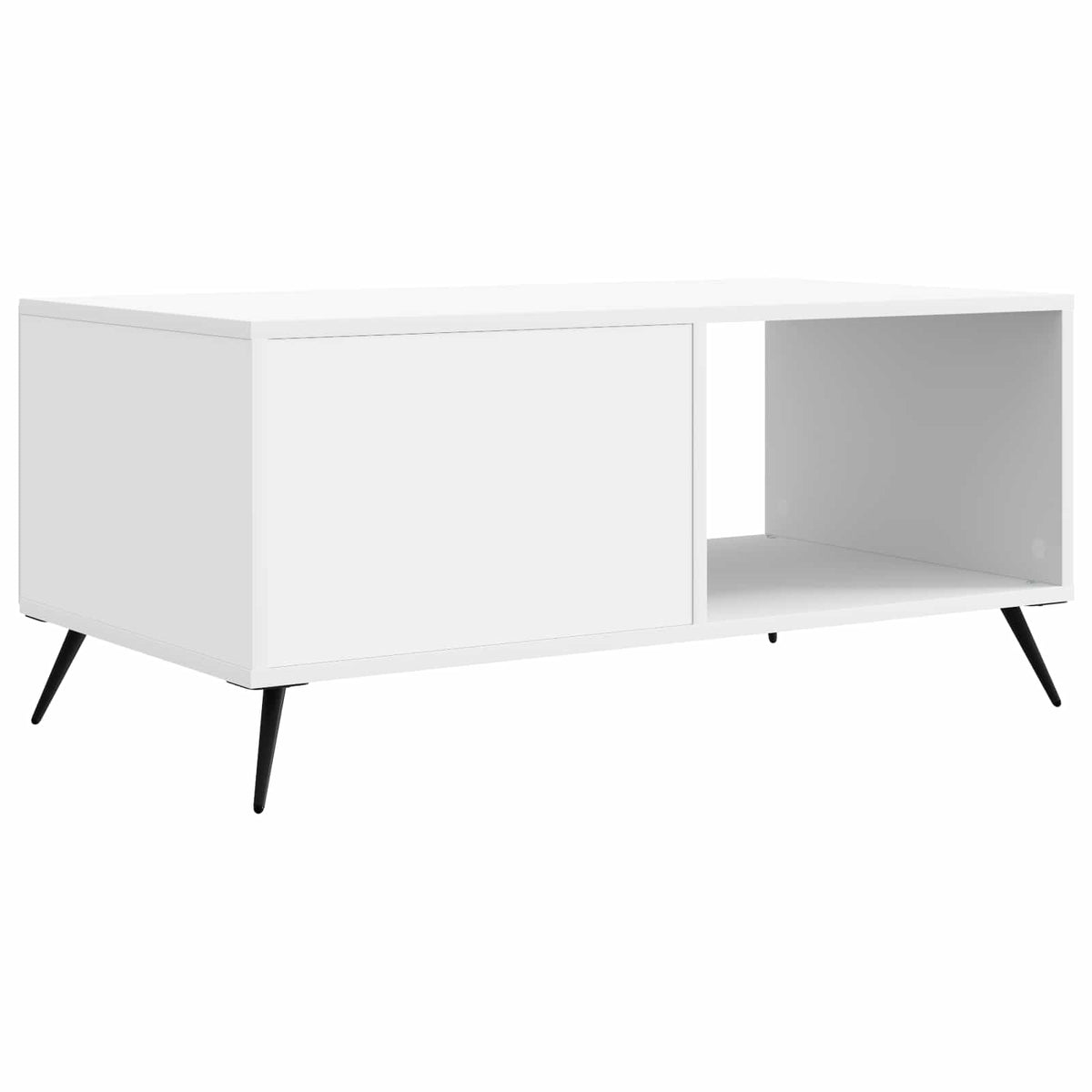 Coffee Table White 90 x 50 x 40 cm Engineered Wood
