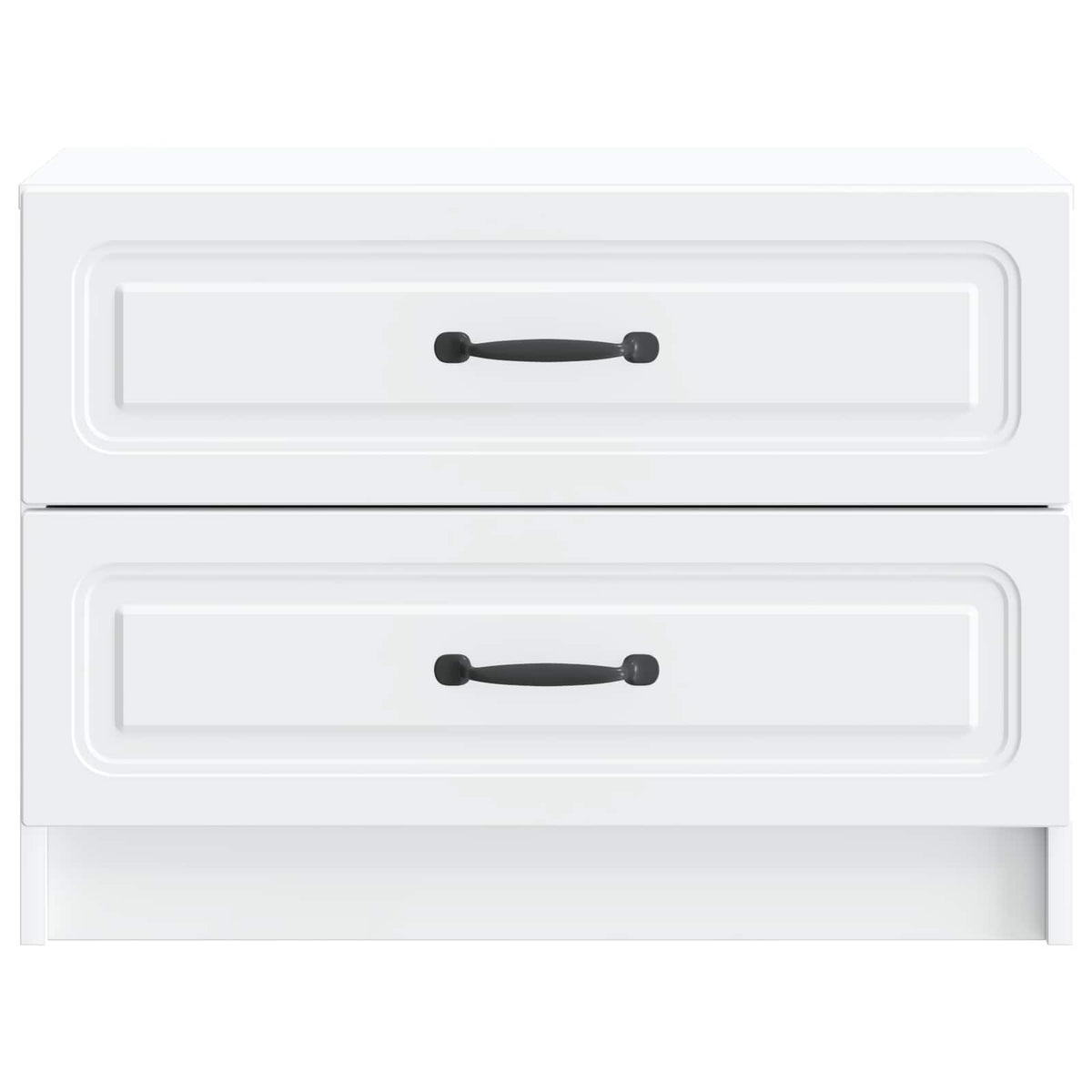 Bedside Cabinet White 62 x 34.5 x 44.5 cm Engineered Wood