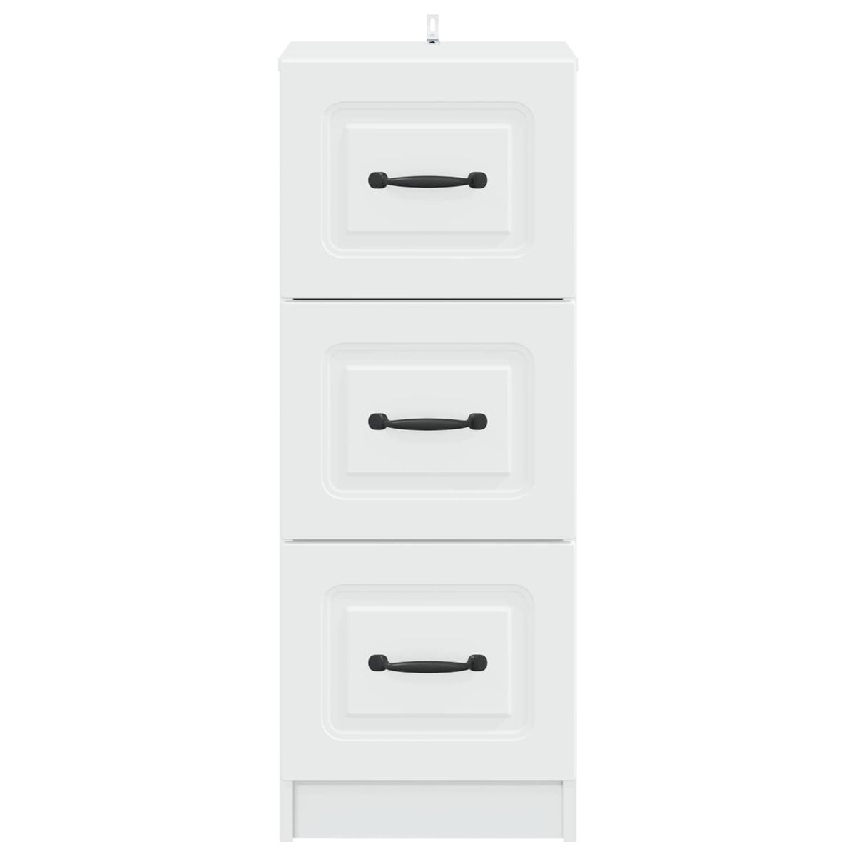 Drawer Cabinet White 33 x 34.5 x 87 cm Engineered Wood