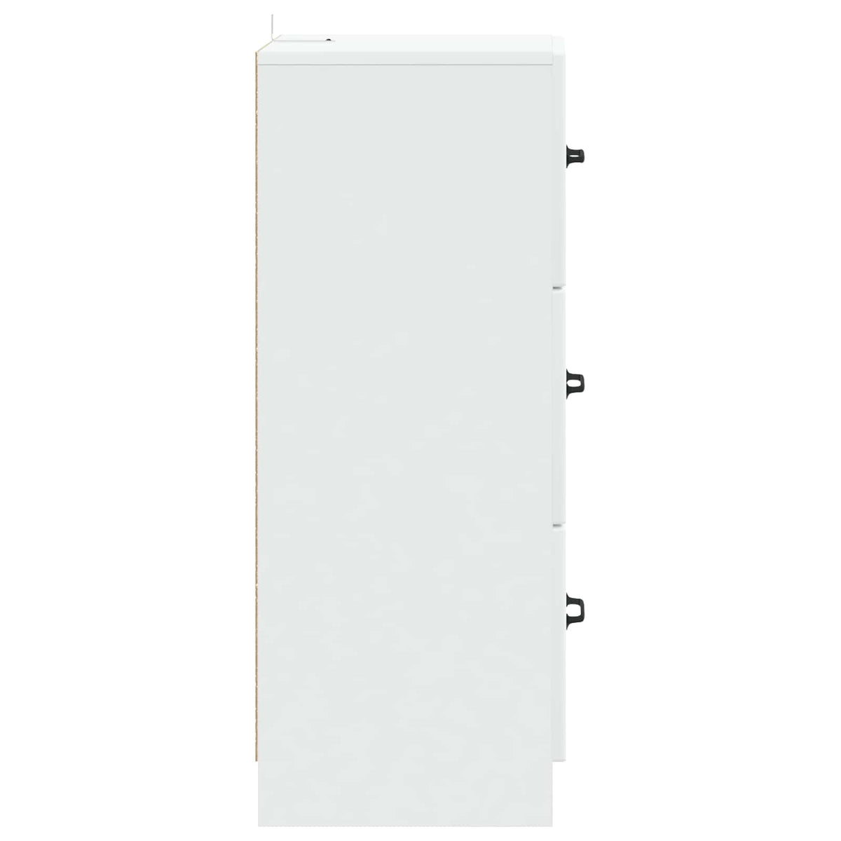 Drawer Cabinet White 33 x 34.5 x 87 cm Engineered Wood