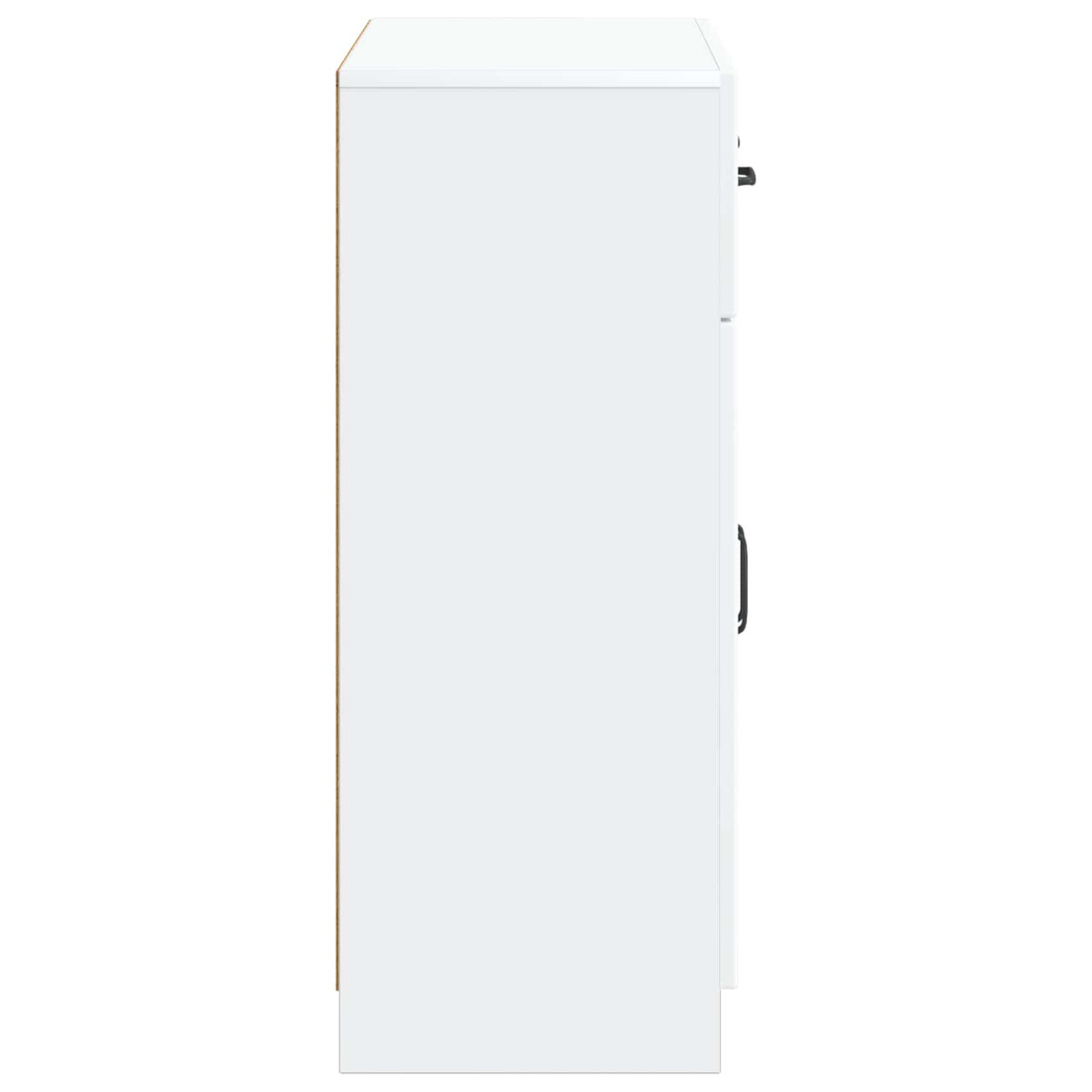 Sideboard with Drawer White 66 x 34.5 x 87 cm Engineered Wood