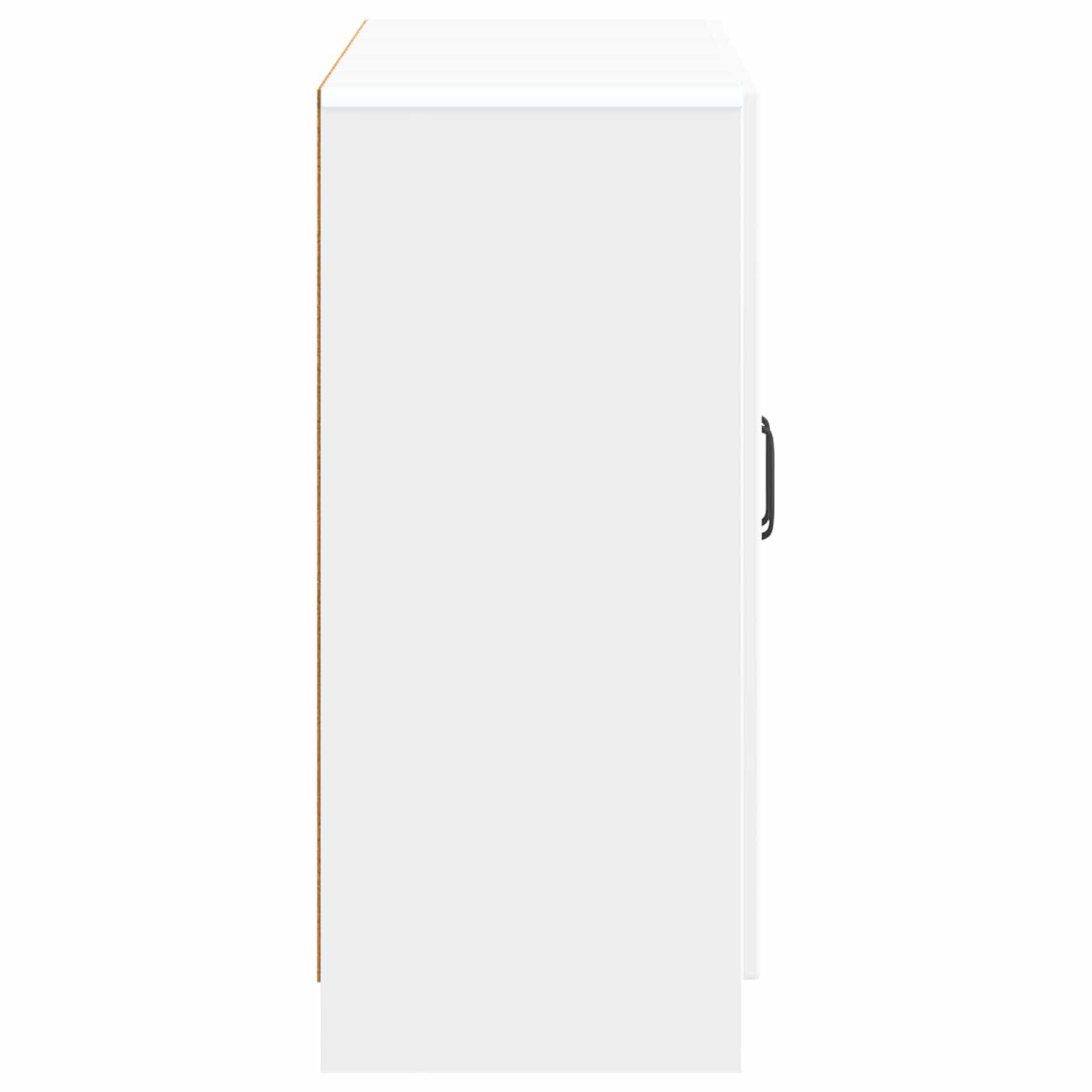 Sideboard White 89 x 34.5 x 77 cm Engineered Wood