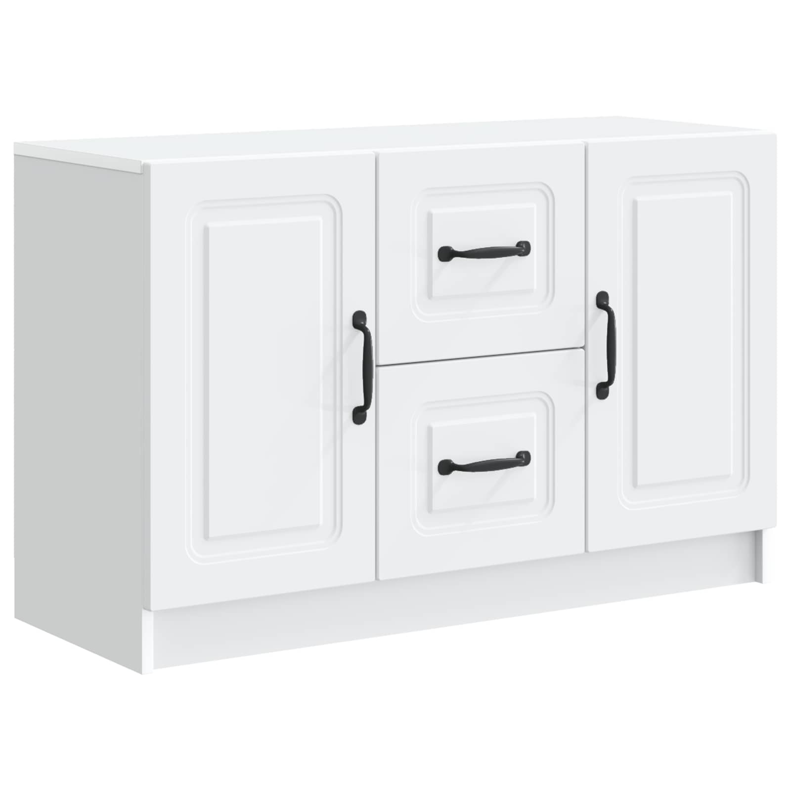 Sideboard with Drawer White 89 x 34.5 x 57 cm Engineered Wood
