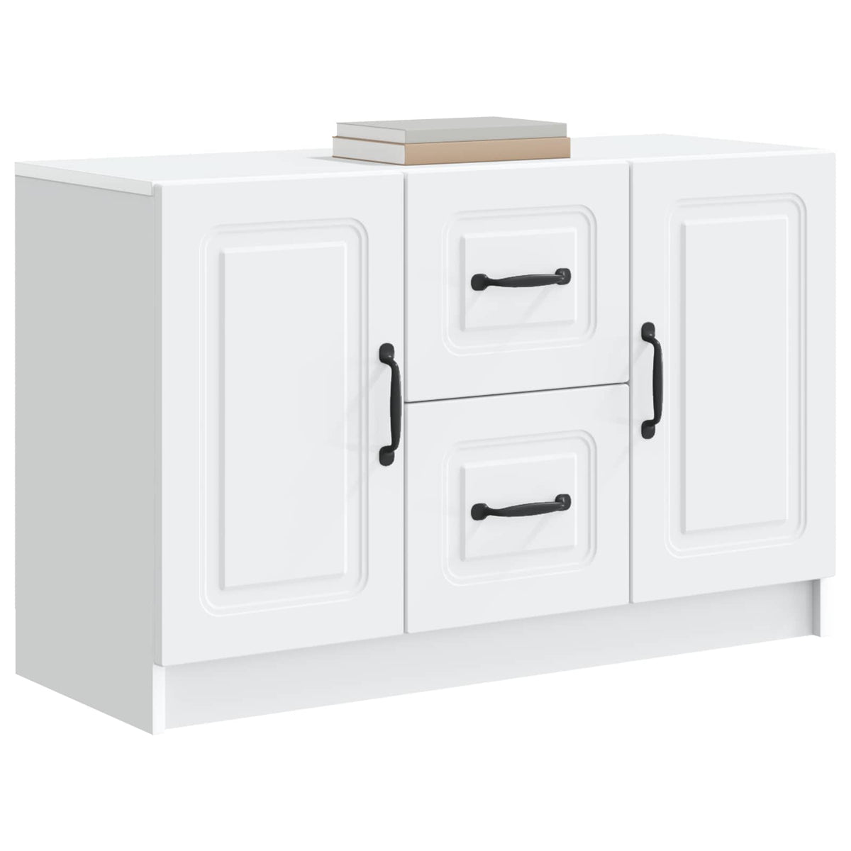 Sideboard with Drawer White 89 x 34.5 x 57 cm Engineered Wood