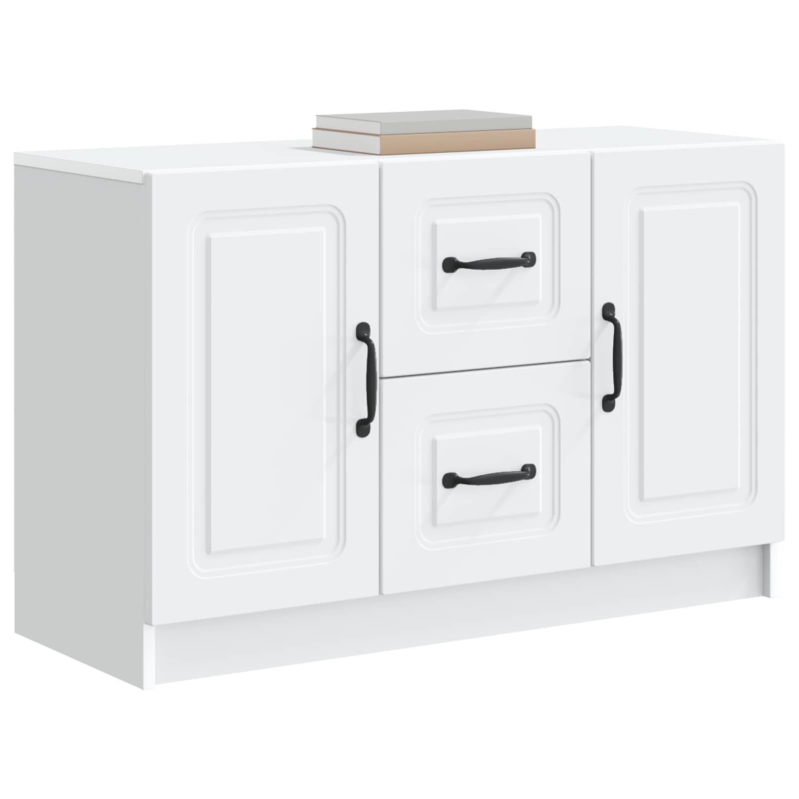Sideboard with Drawer White 89 x 34.5 x 57 cm Engineered Wood