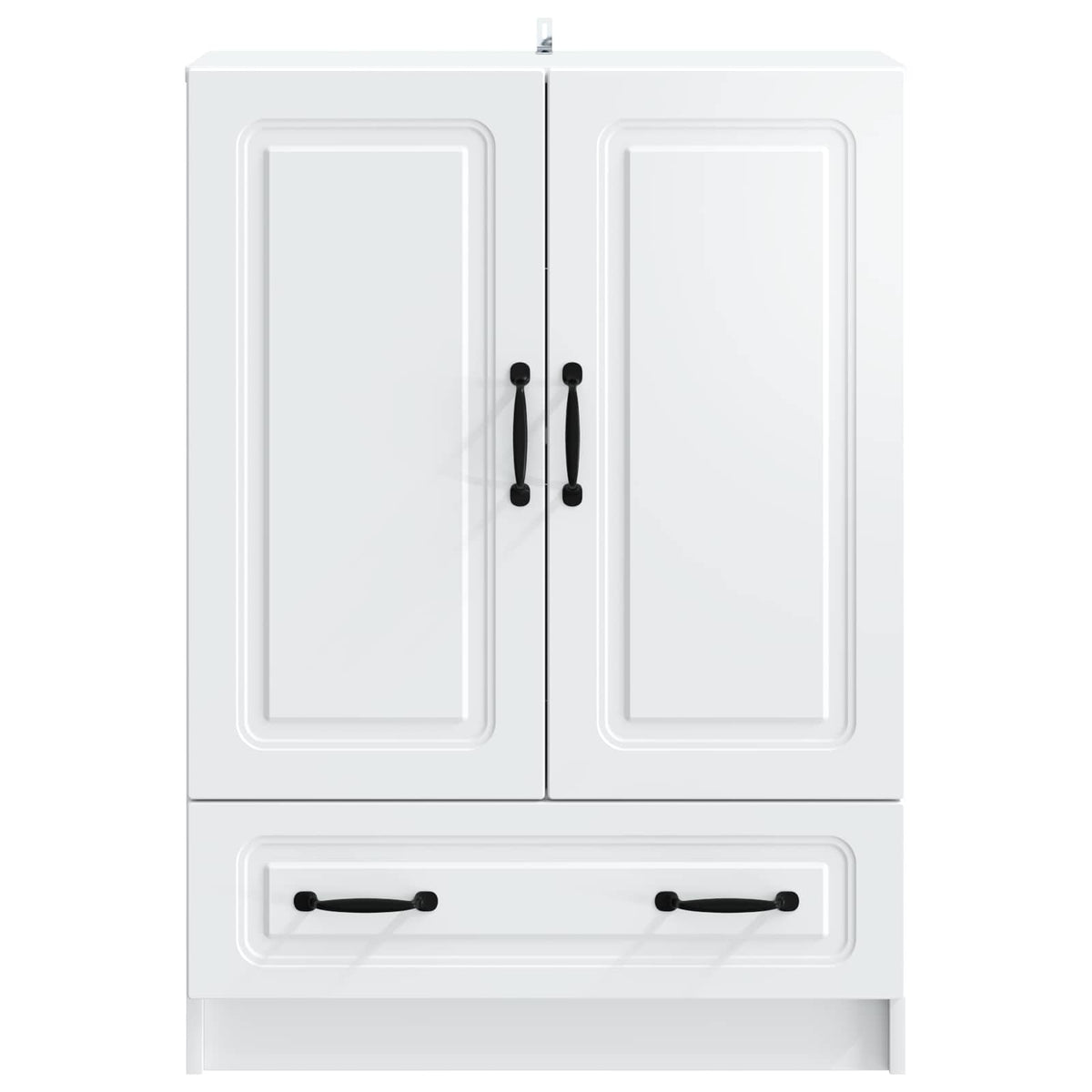Sideboard with Drawer White 66 x 34.5 x 92 cm Engineered Wood