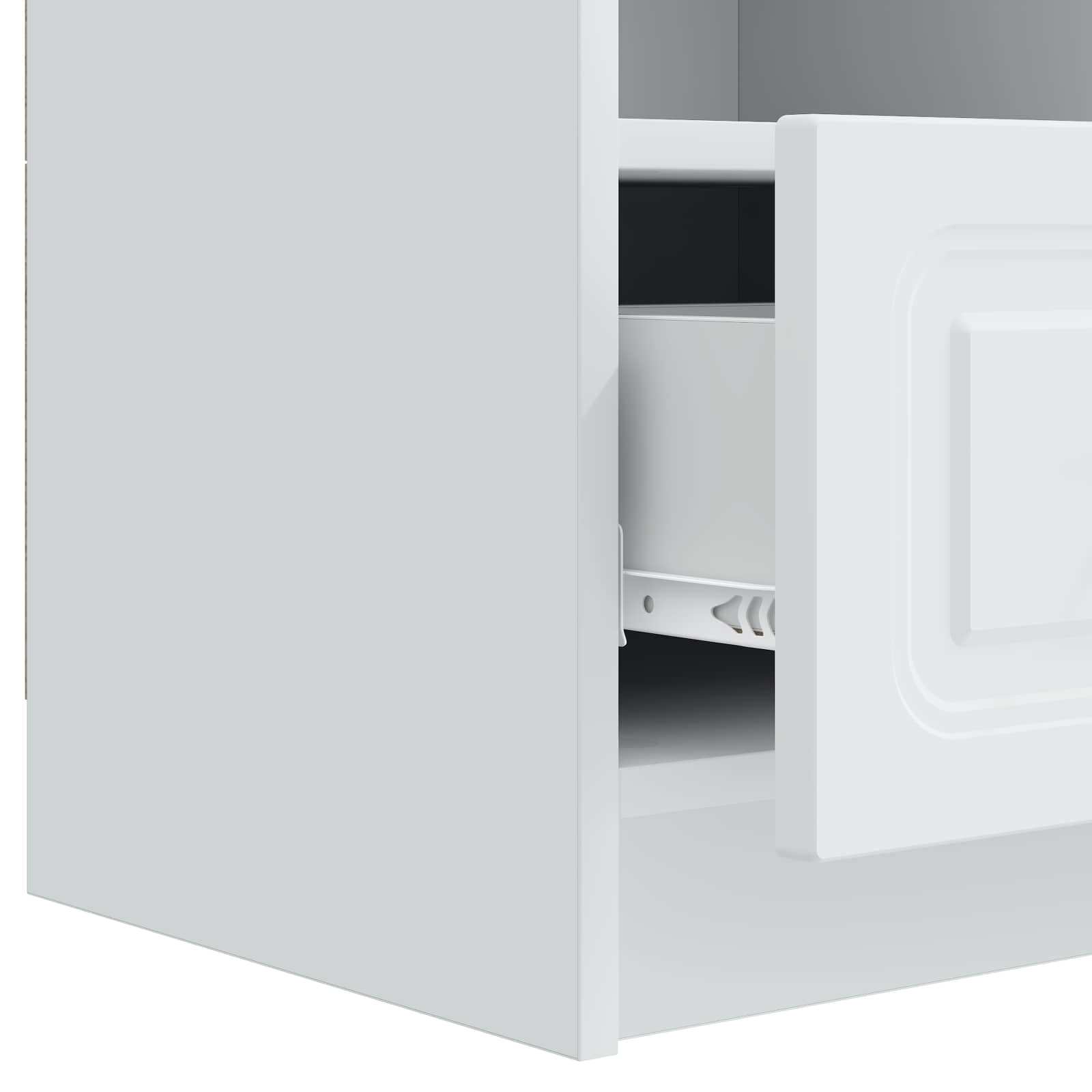 TV Cabinet with Drawer White 102 x 34.5 x 47 cm Engineered Wood