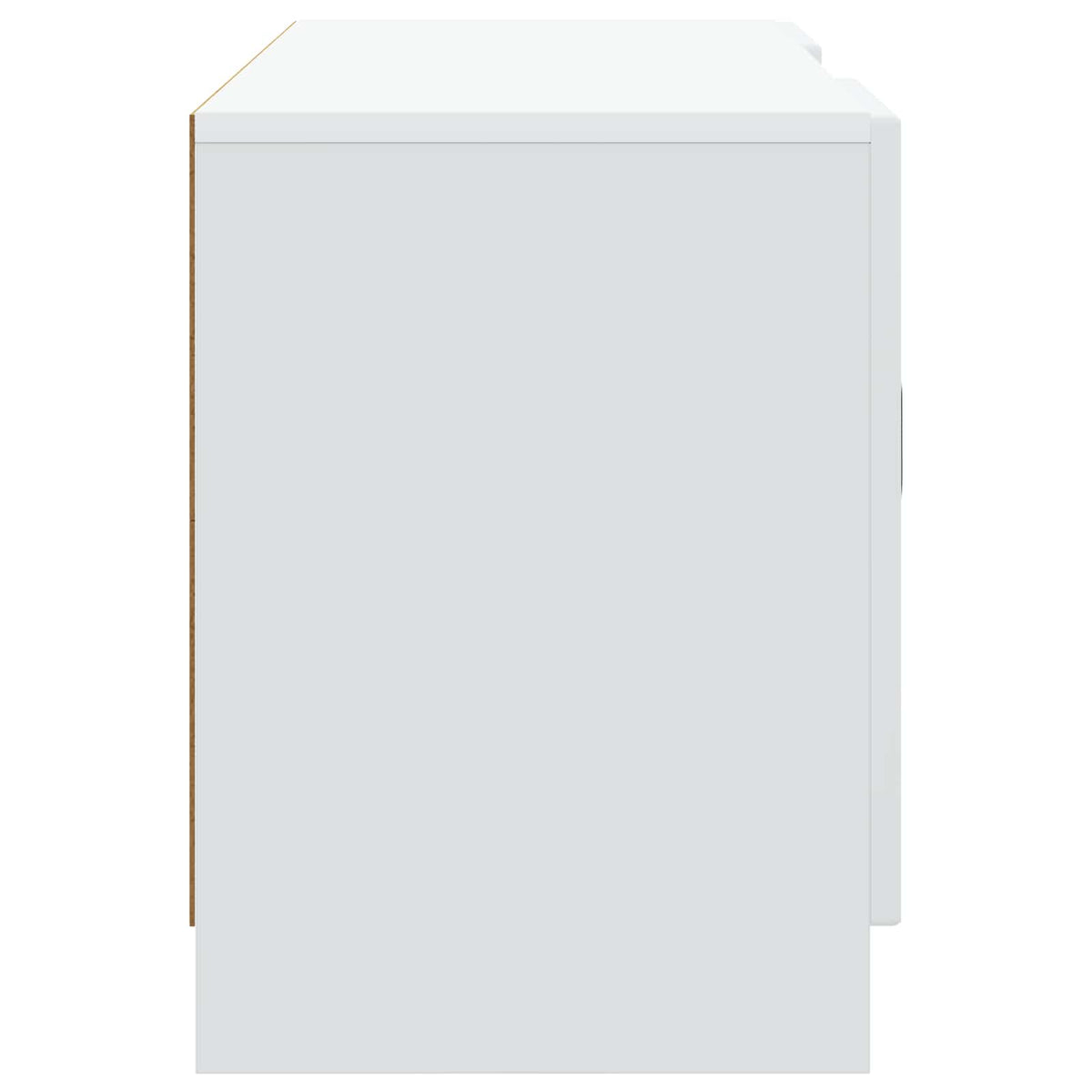TV Cabinet White 102 x 34.5 x 47 cm Engineered Wood