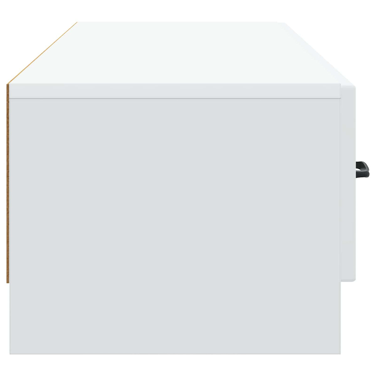 TV Cabinet with Drawer White 147 x 34.5 x 27 cm Engineered Wood