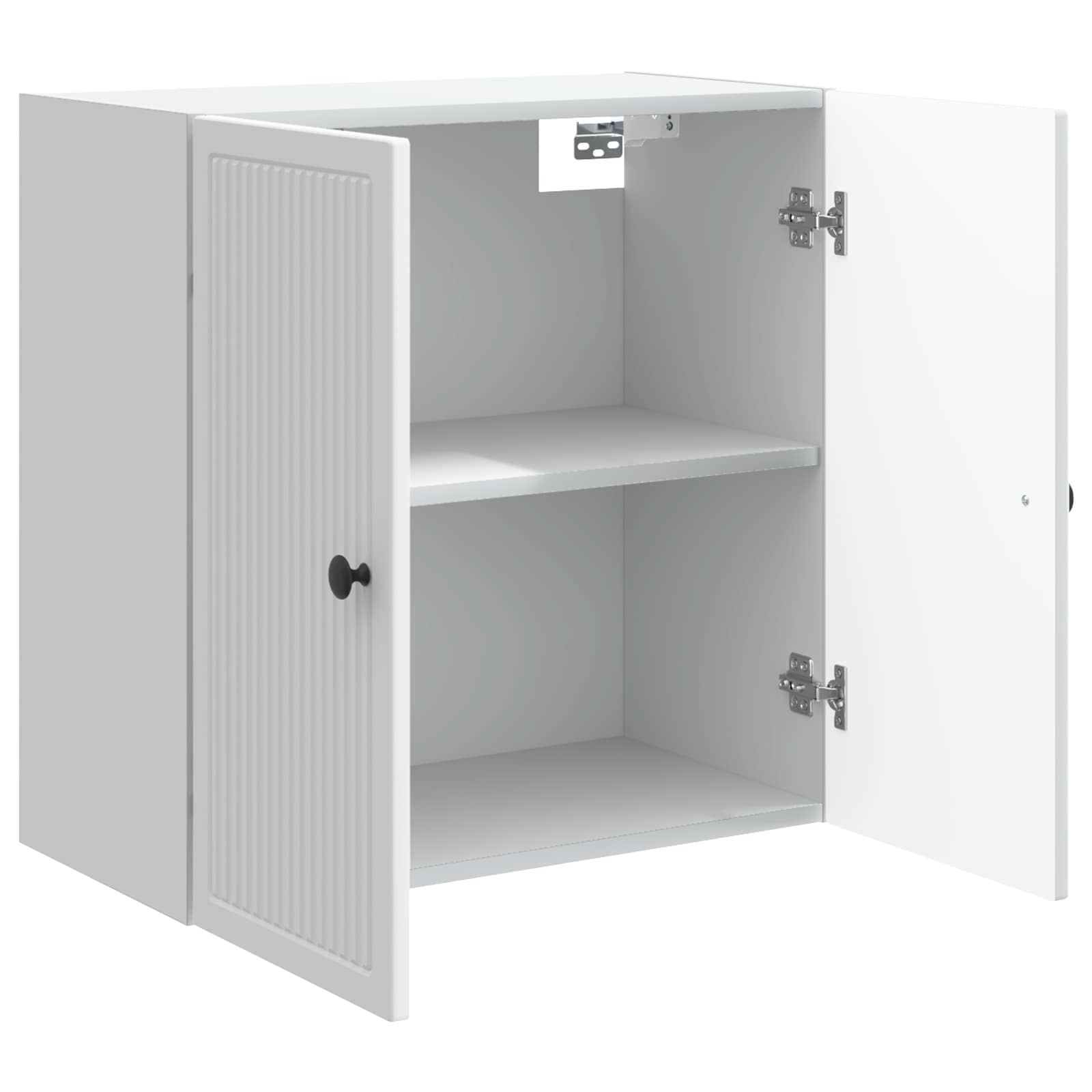 Wall-Mounted Cabinet White 59 x 31 x 60 cm Engineered Wood