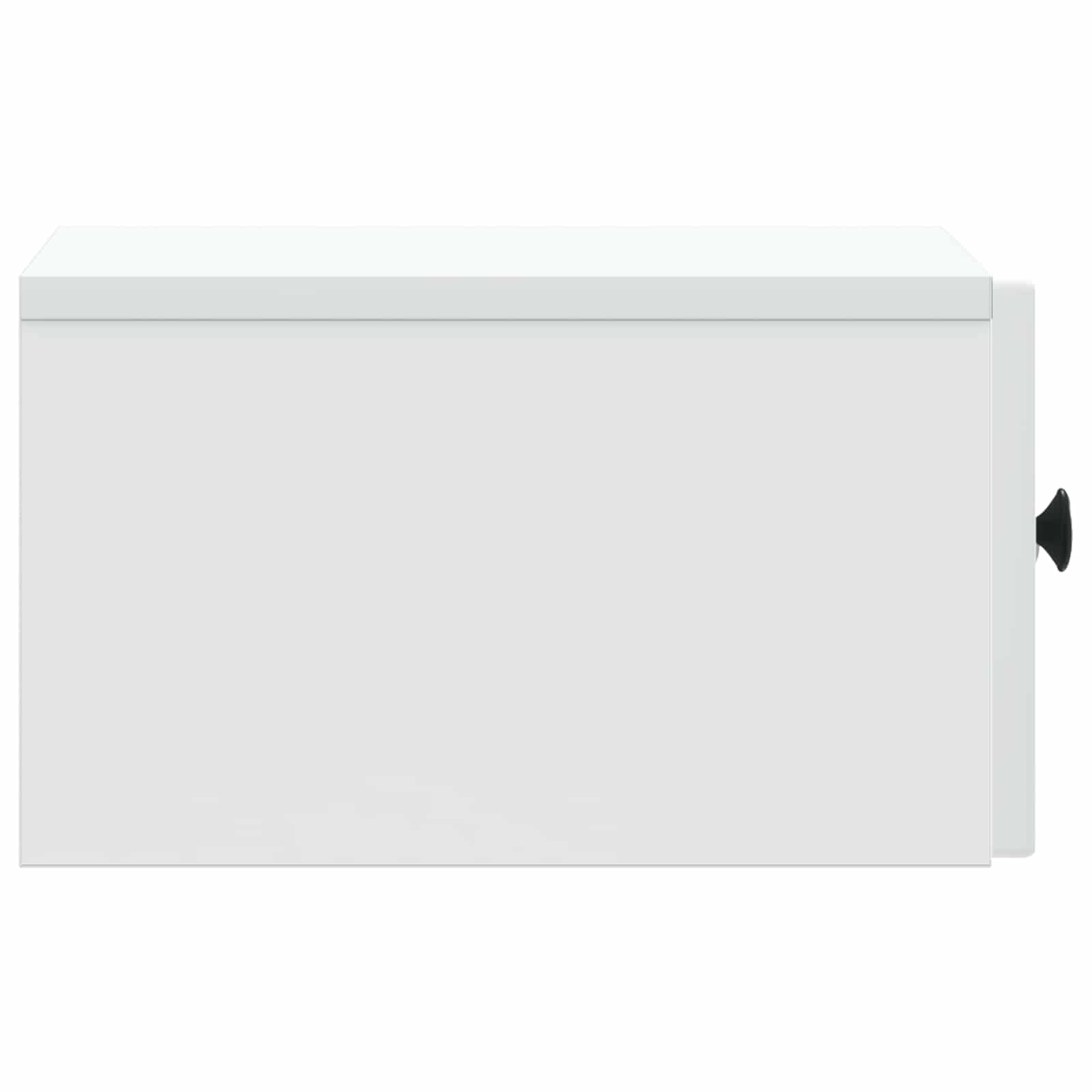 Wall-Mounted Bedside Cabinet White 33 x 34.5 x 20 cm