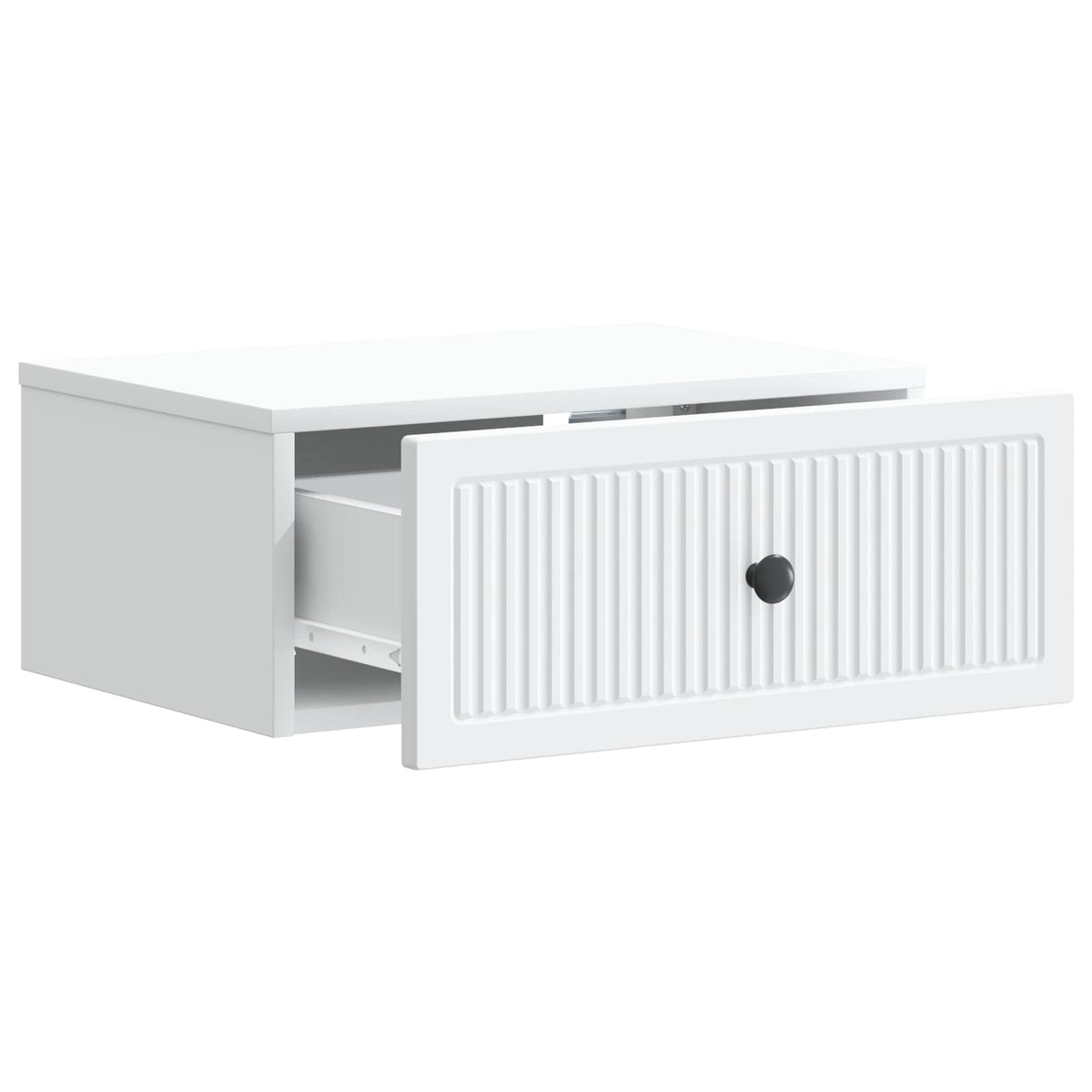 Bedside Cabinet White 49 x 34.5 x 20 cm Engineered Wood