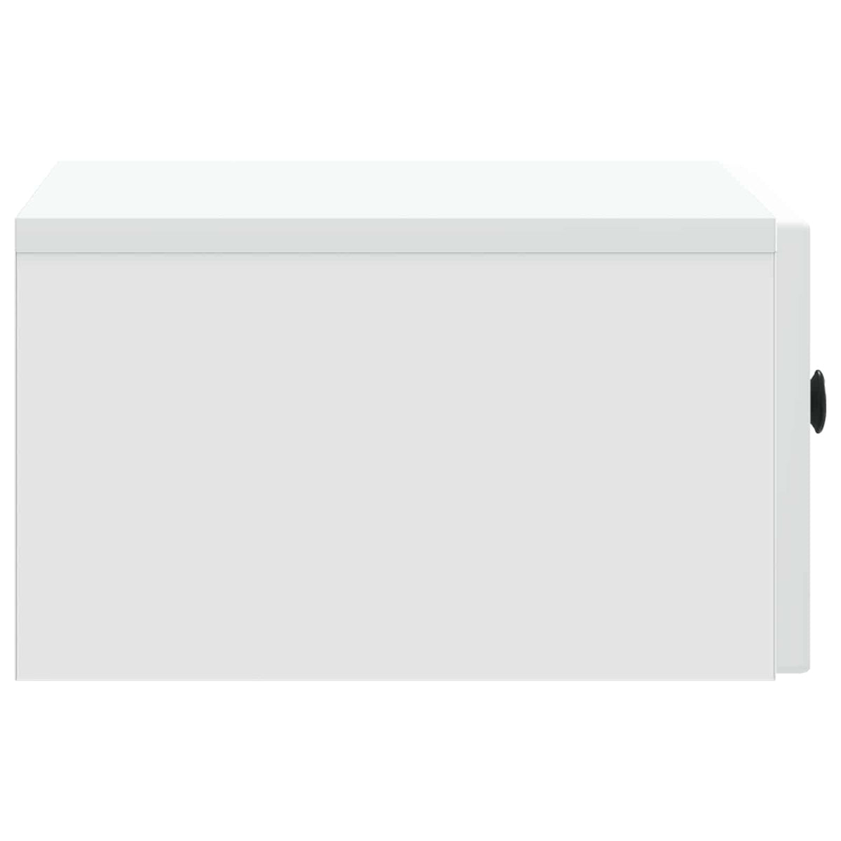 Bedside Cabinet White 49 x 34.5 x 20 cm Engineered Wood