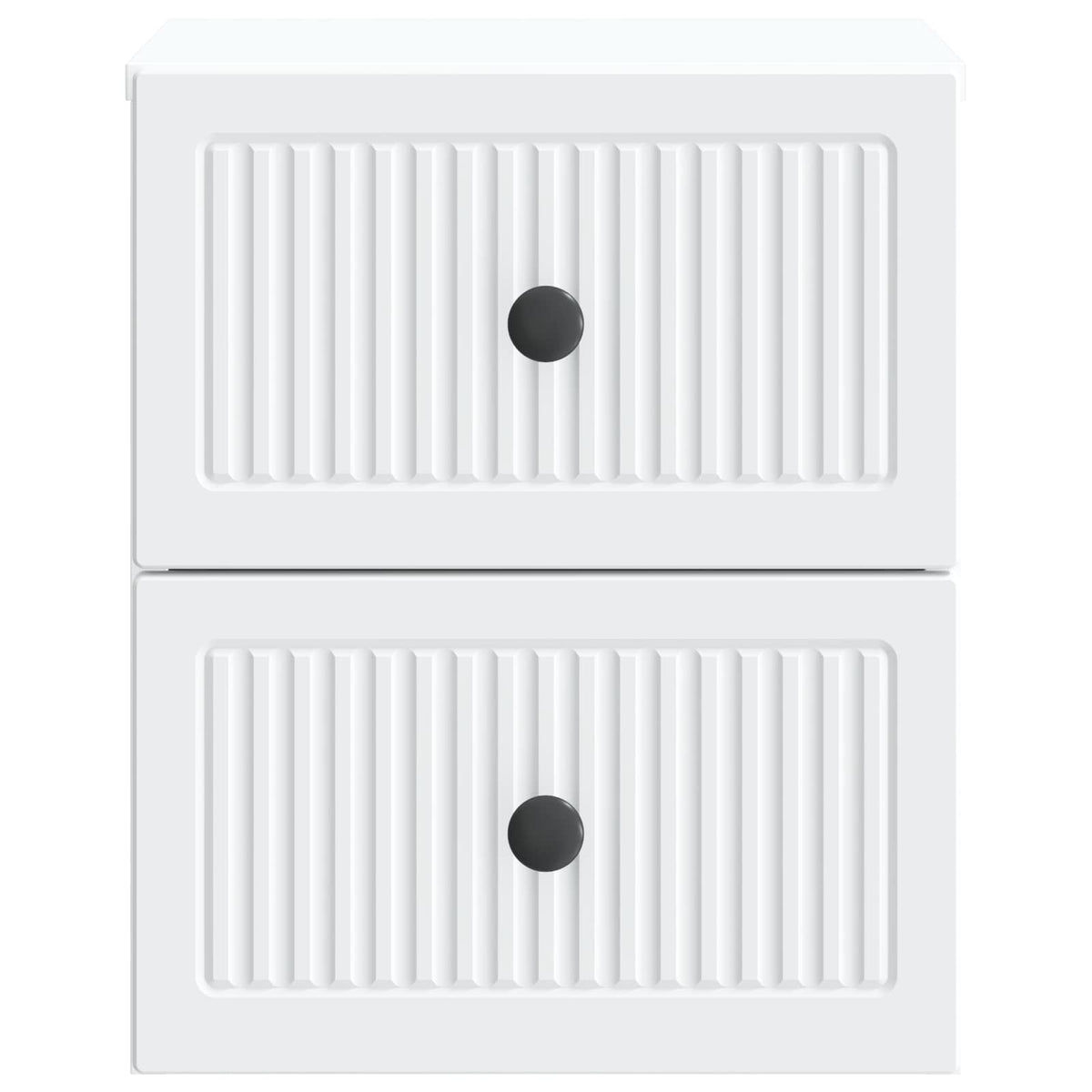 Wall-Mounted Bedside Cabinet White 33 x 34.5 x 40 cm
