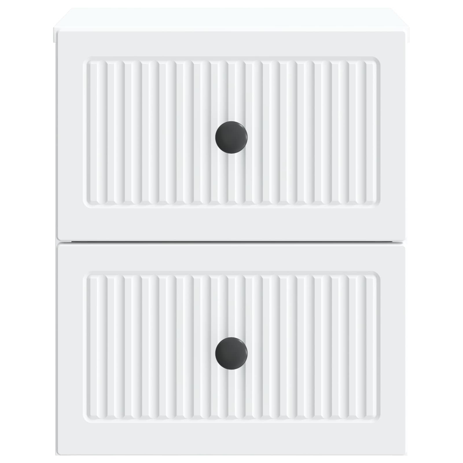 Wall-Mounted Bedside Cabinet White 33 x 34.5 x 40 cm
