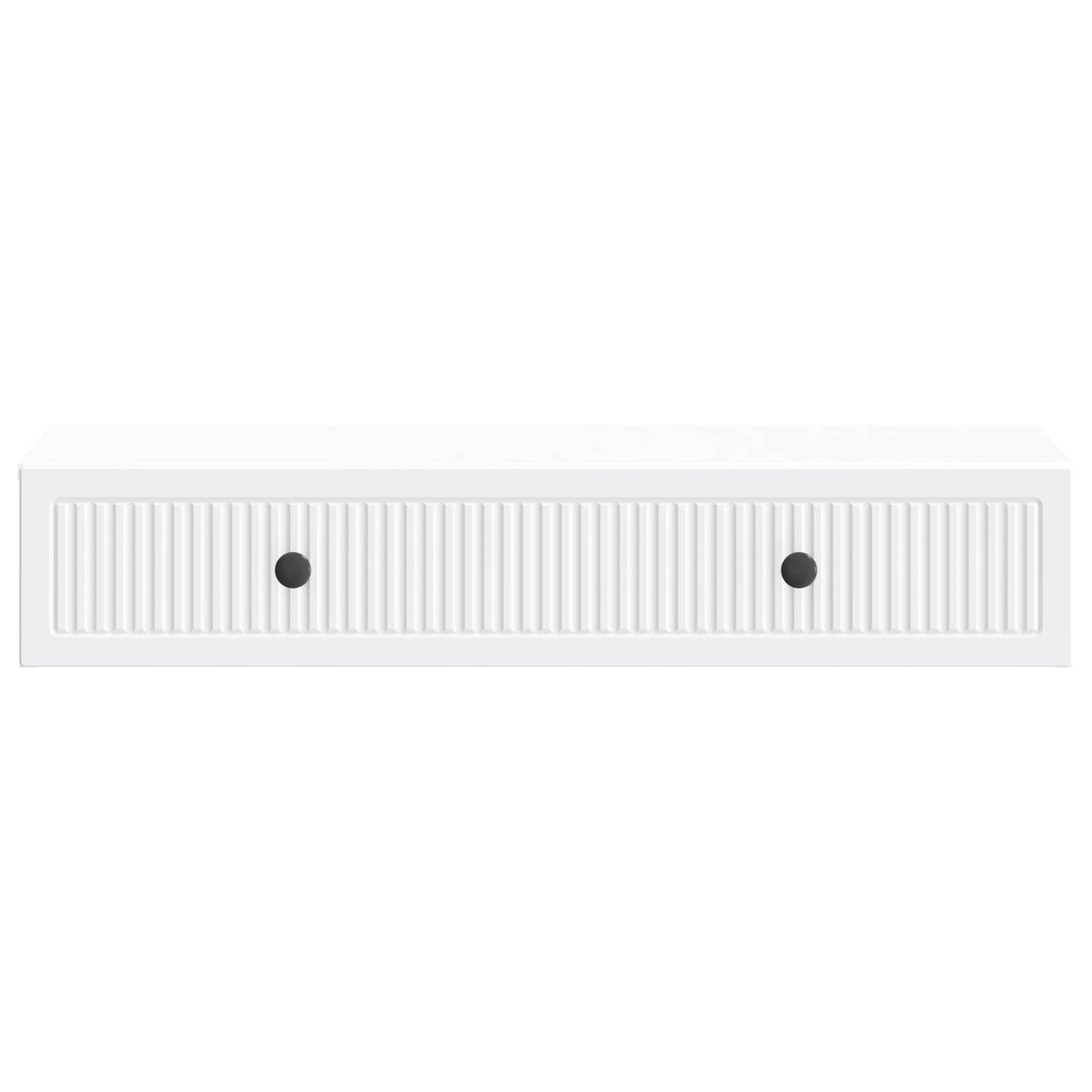 Wall-Mounted Side Table Wall-mounted White 87.5 x 34.5 x 17 cm