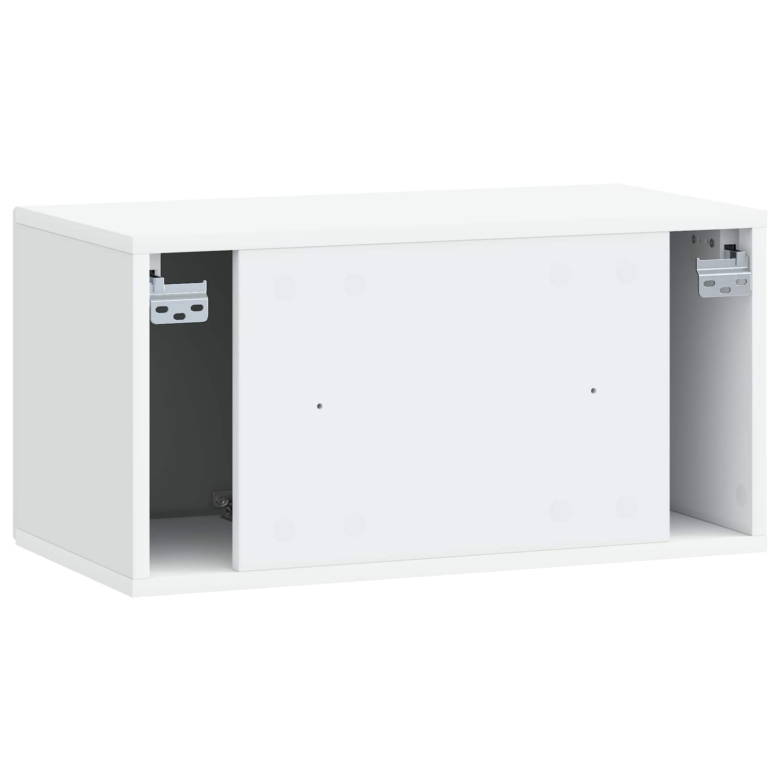 Wall-Mounted TV Cabinet White 59.5 x 31 x 30 cm Engineered Wood