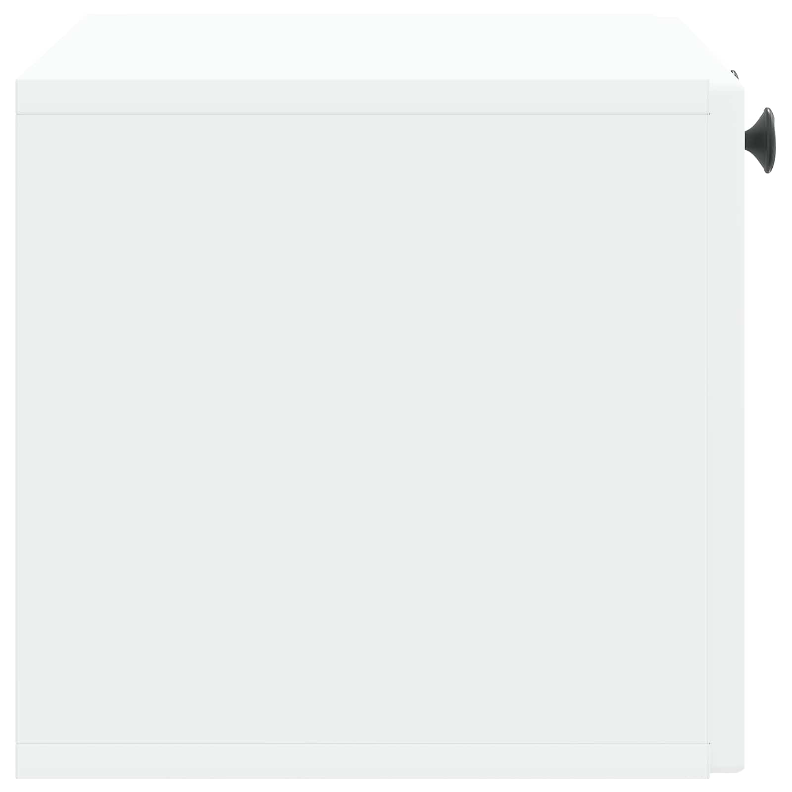Wall-Mounted TV Cabinet White 59.5 x 31 x 30 cm Engineered Wood