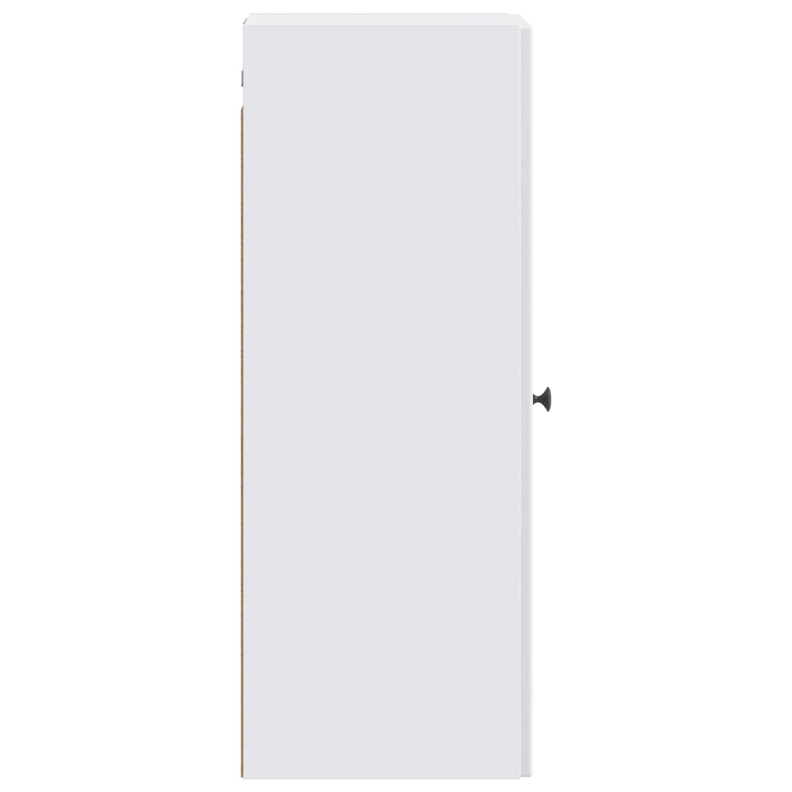 Wall-Mounted Cabinet White 33 x 34.5 x 90 cm Engineered Wood