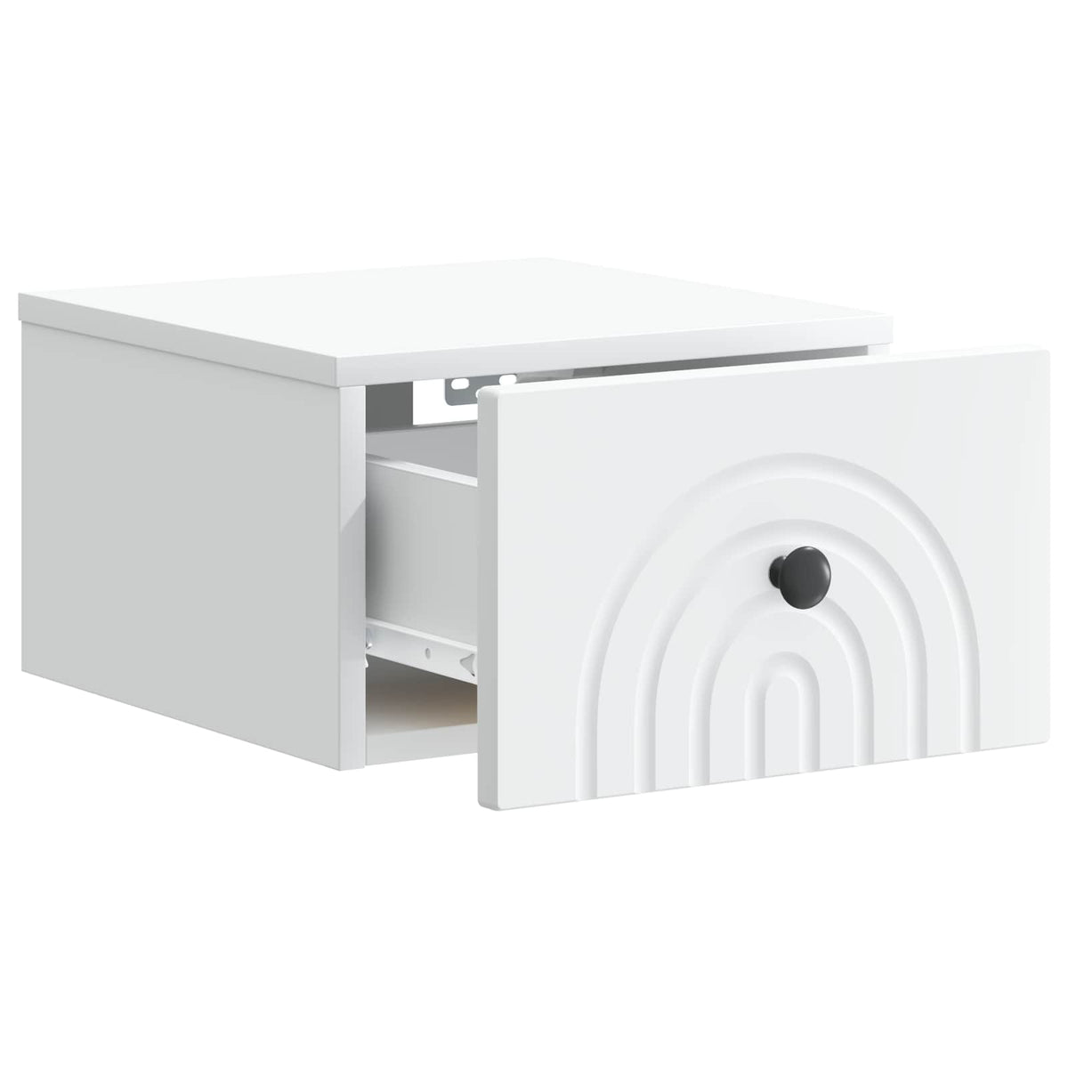 Wall-Mounted Bedside Cabinet White 33 x 34.5 x 20 cm