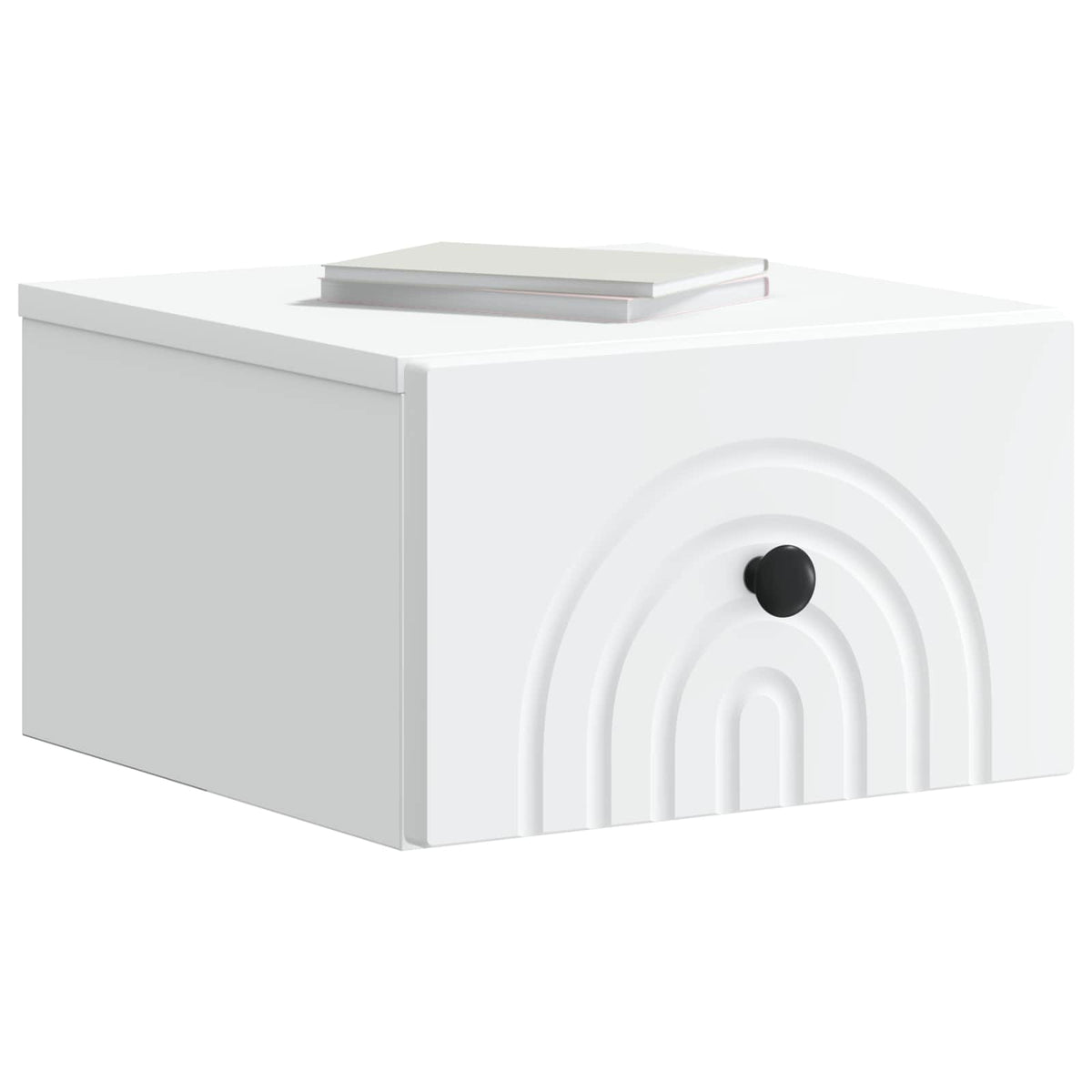 Wall-Mounted Bedside Cabinet White 33 x 34.5 x 20 cm