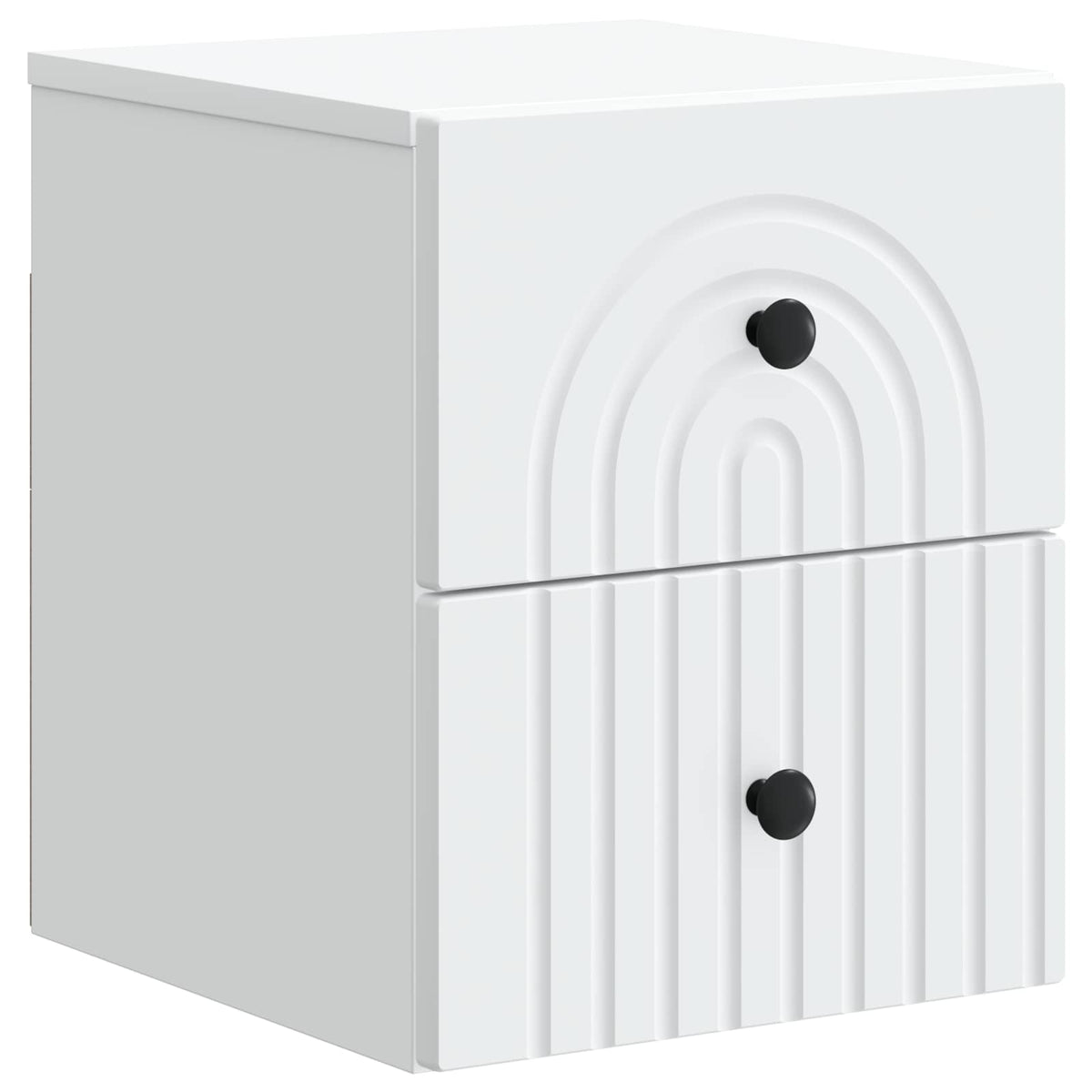 Wall-Mounted Bedside Cabinet White 33 x 34.5 x 40 cm