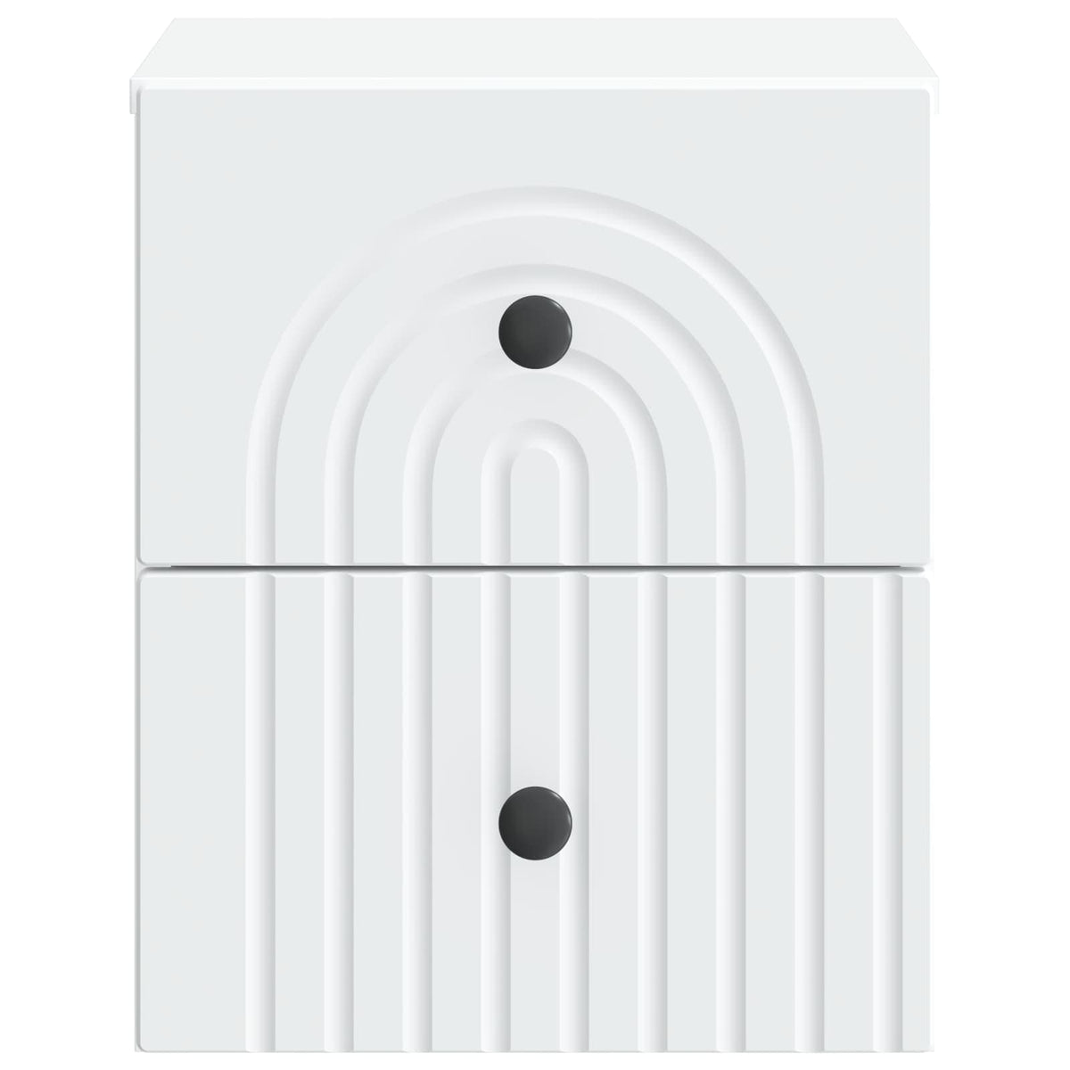Wall-Mounted Bedside Cabinet White 33 x 34.5 x 40 cm