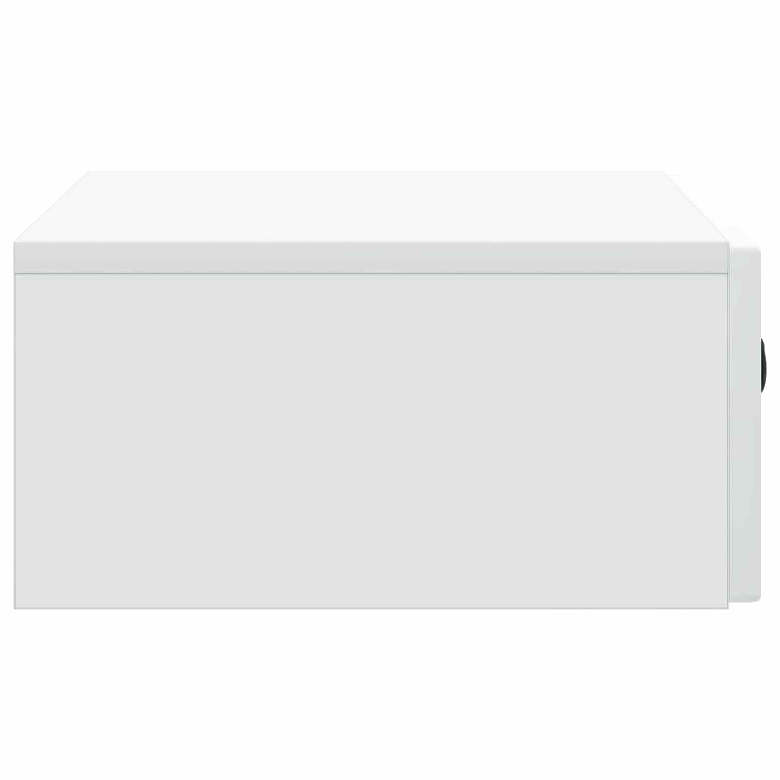 Wall-Mounted Side Table White 59 x 34.5 x 17 cm Engineered Wood