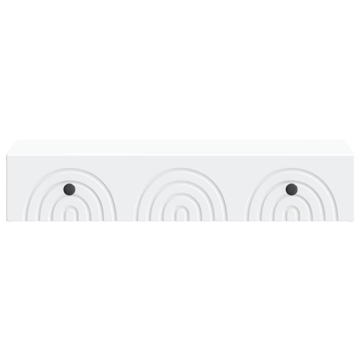Wall-Mounted Side Table Wall-mounted White 87.5 x 34.5 x 17 cm