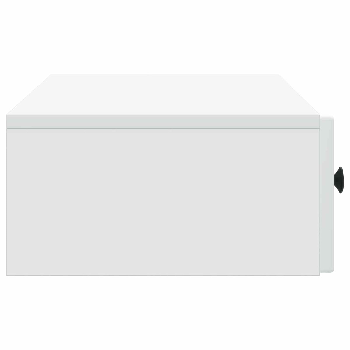 Wall-Mounted Side Table Wall-mounted White 87.5 x 34.5 x 17 cm