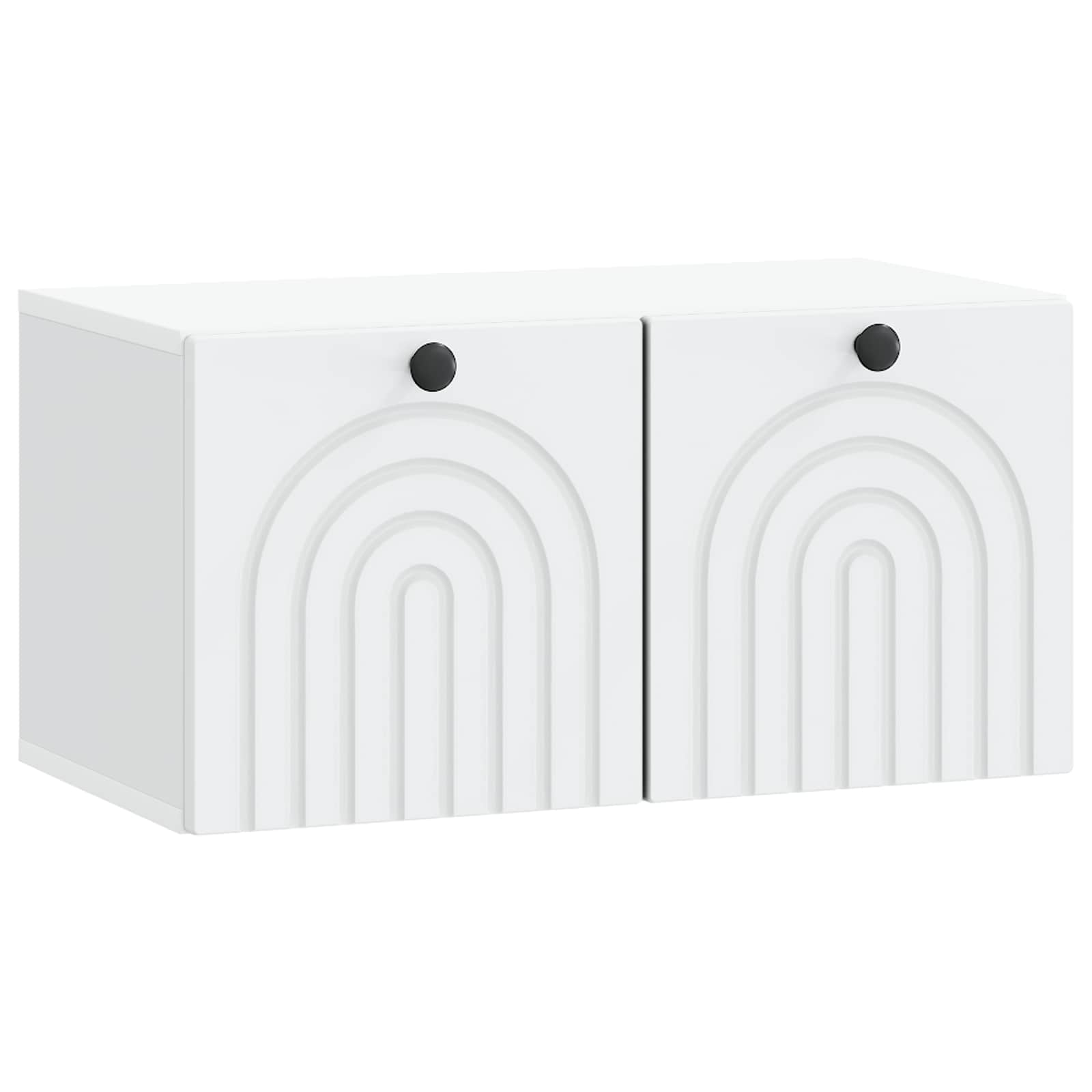 Wall-Mounted TV Cabinet White 59.5 x 31 x 30 cm Engineered Wood