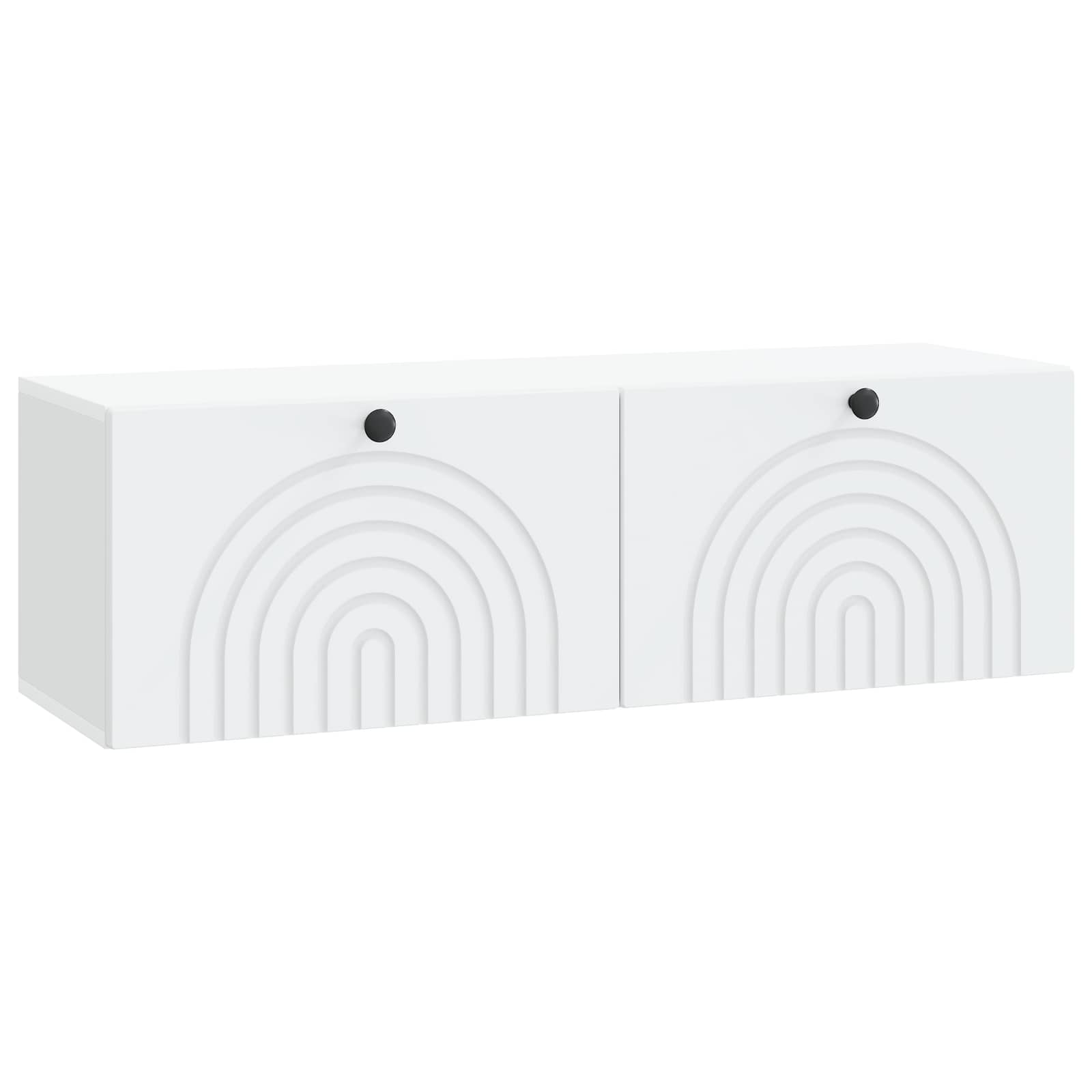 Wall-Mounted TV Cabinet White 98 x 31 x 30 cm Engineered Wood