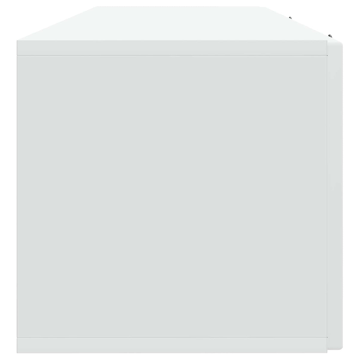 Wall-Mounted TV Cabinet White 98 x 31 x 30 cm Engineered Wood