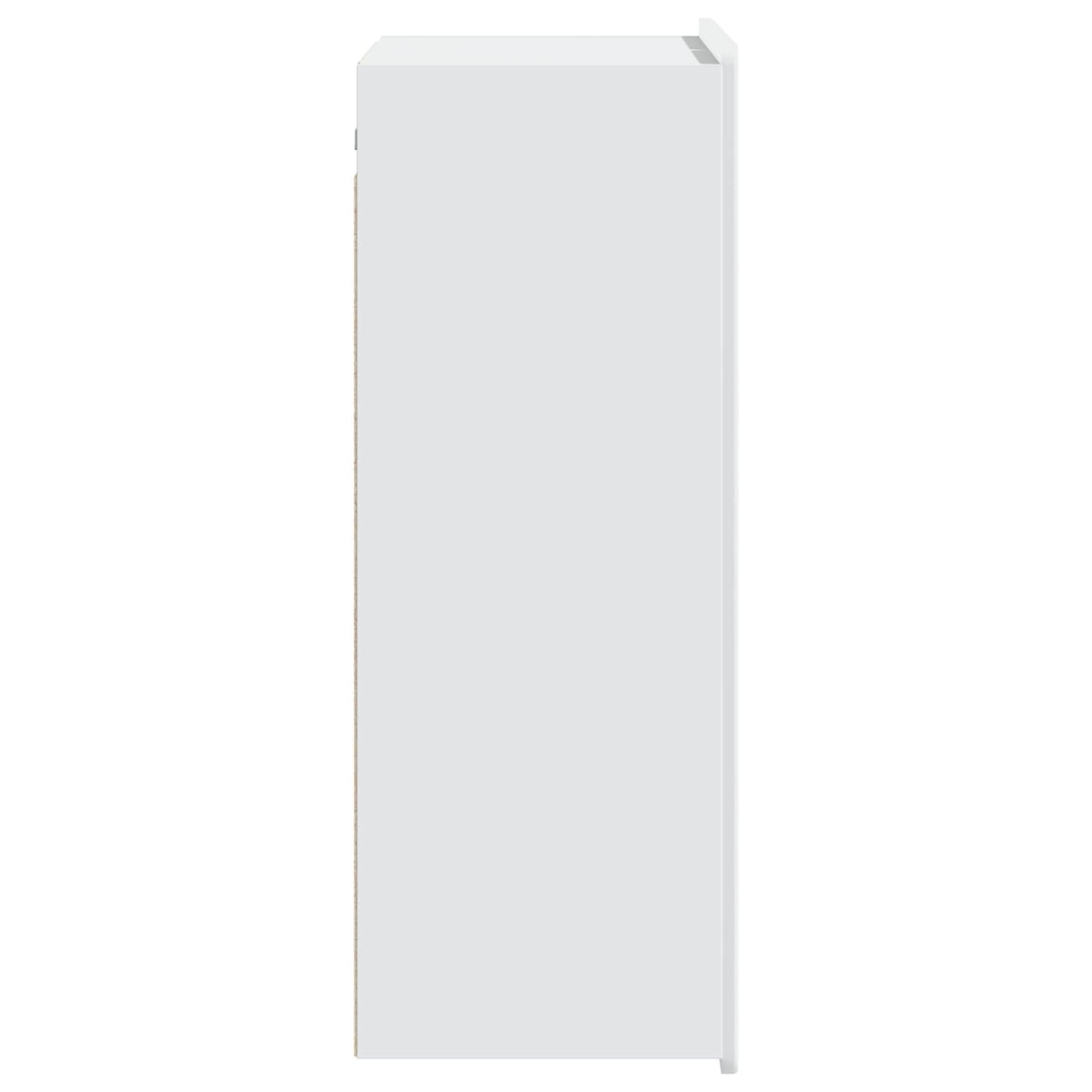 Wall-Mounted Cabinet White 66 x 34.5 x 92 cm Engineered Wood