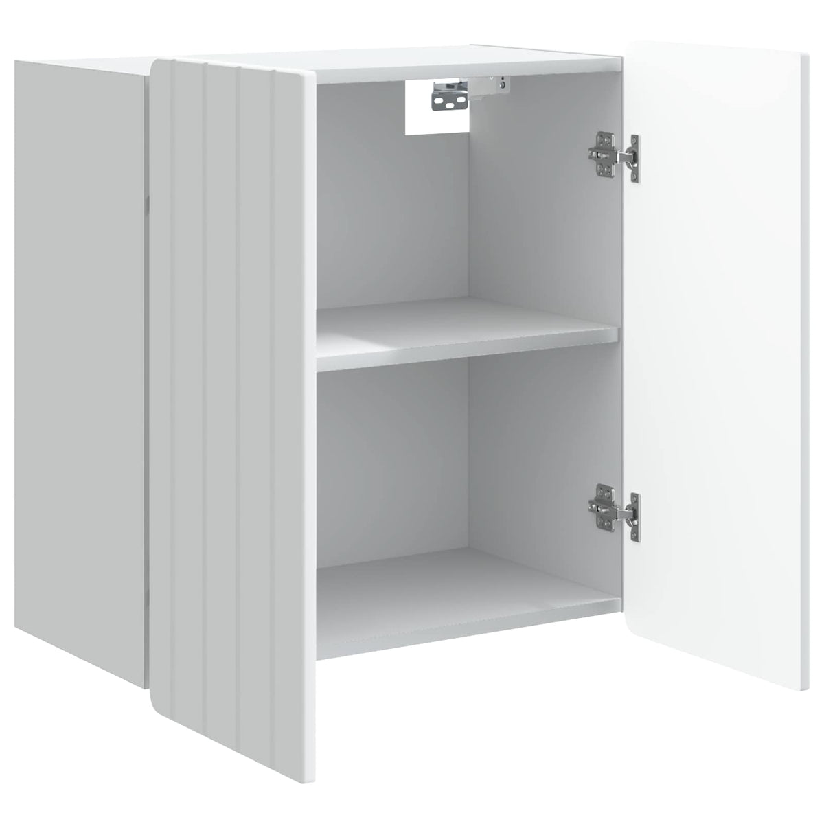Wall-Mounted Cabinet White 59 x 31 x 64 cm Engineered Wood