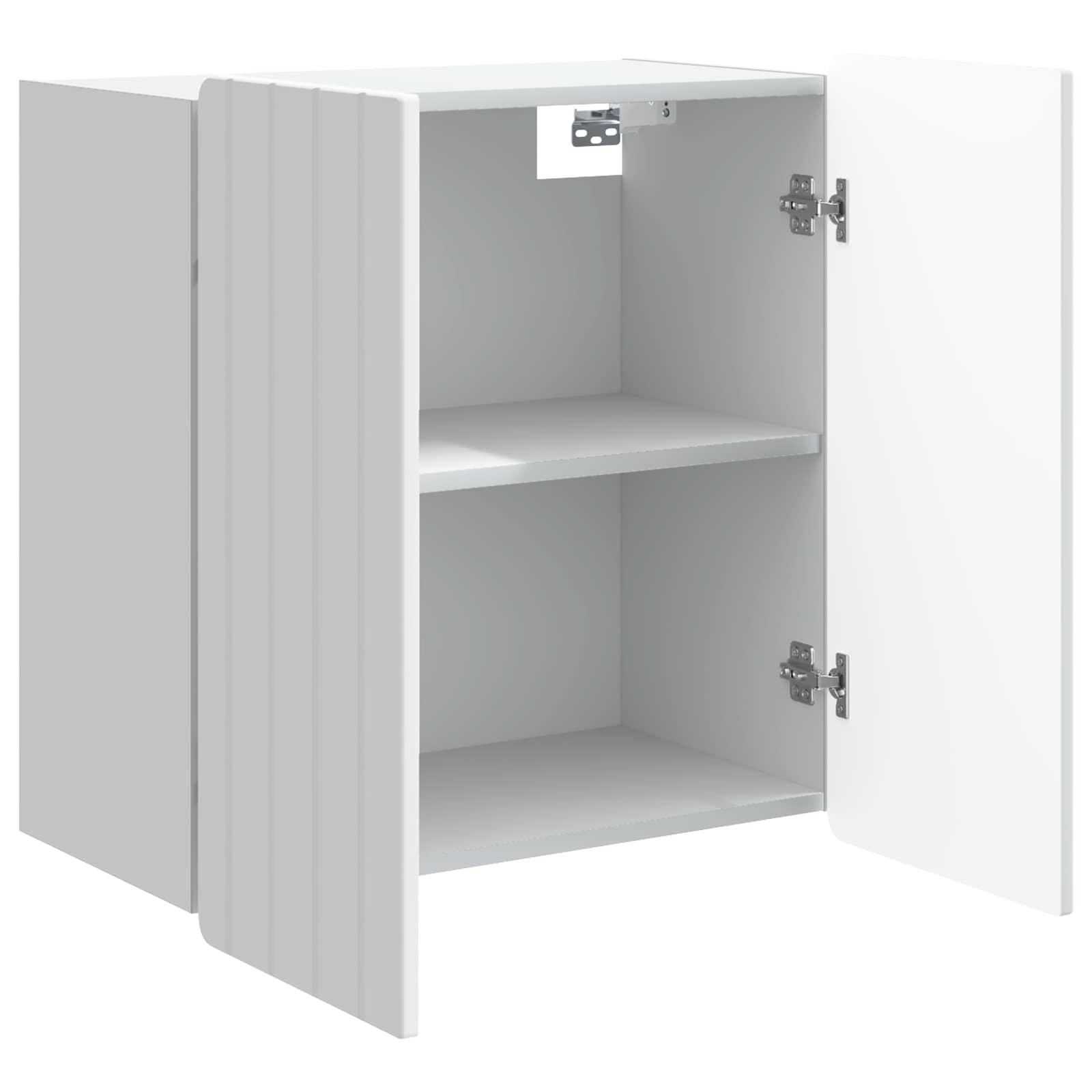 Wall-Mounted Cabinet White 59 x 31 x 64 cm Engineered Wood